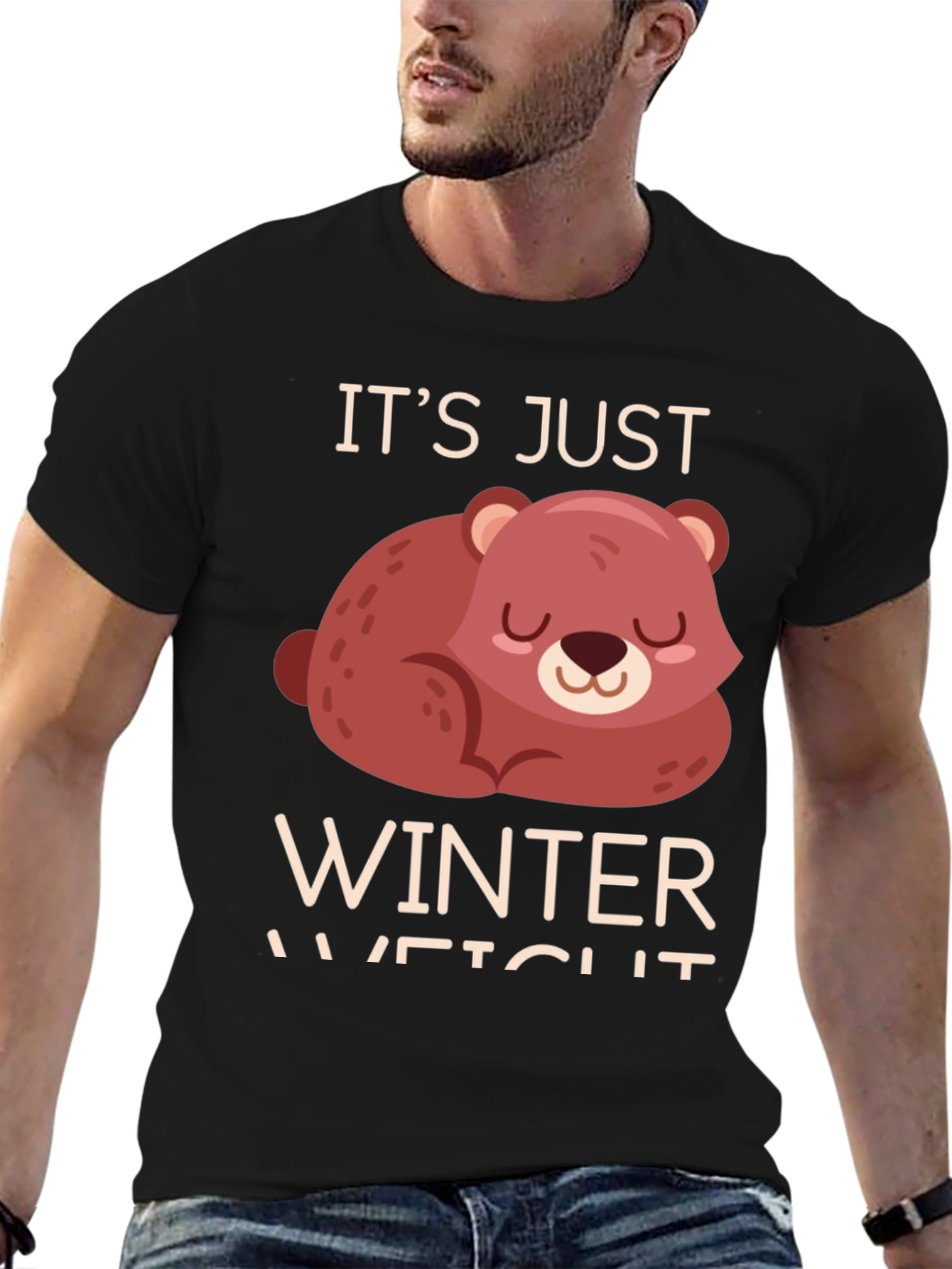 Winter Weight Bear T-Shirt - Cozy & Comfortable