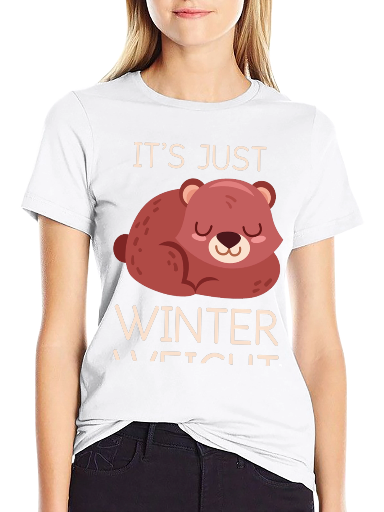 Winter Weight Bear T-Shirt - Cozy & Comfortable