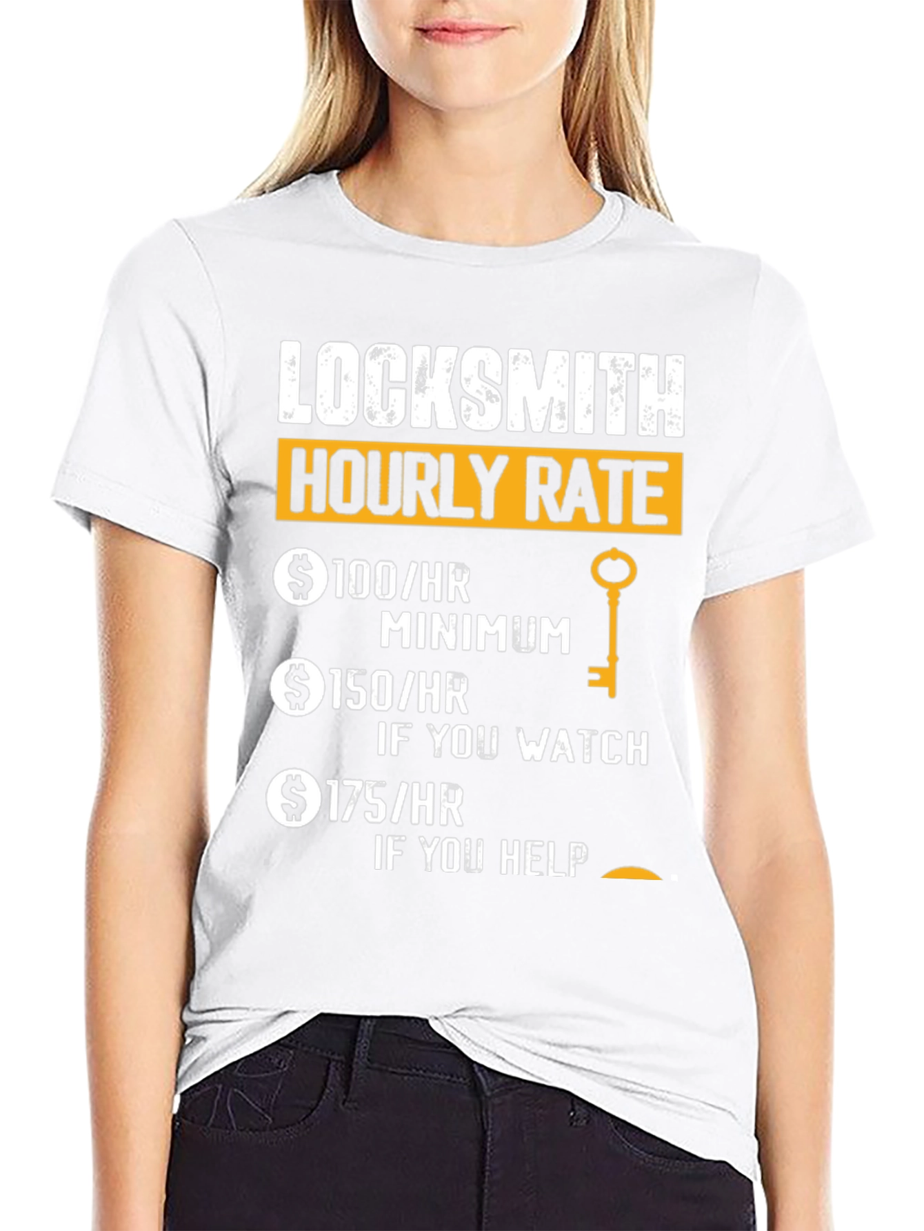 Locksmith Hourly Rate Funny T-Shirt
