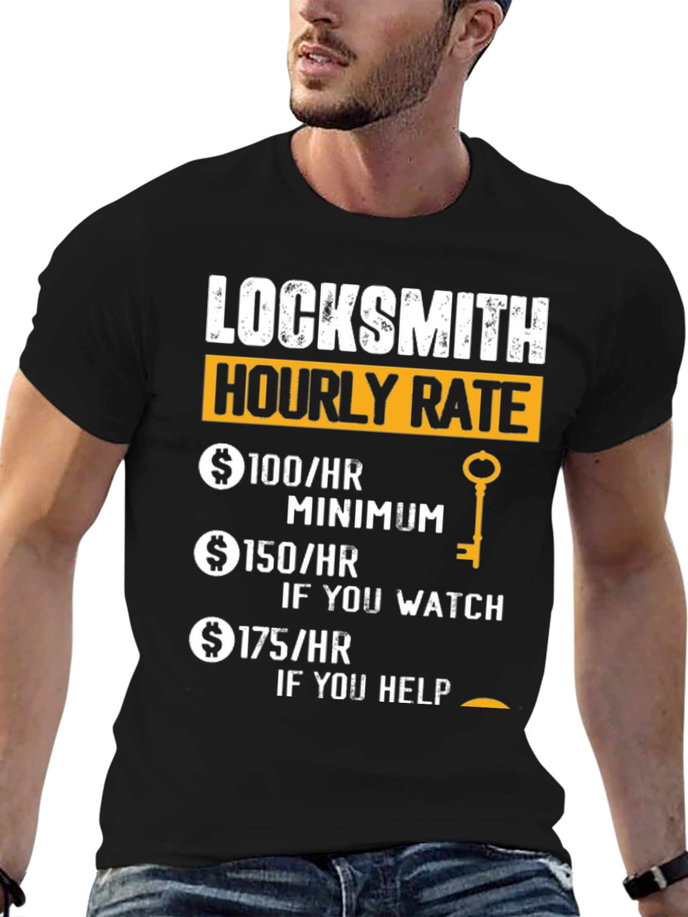 Locksmith Hourly Rate Funny T-Shirt