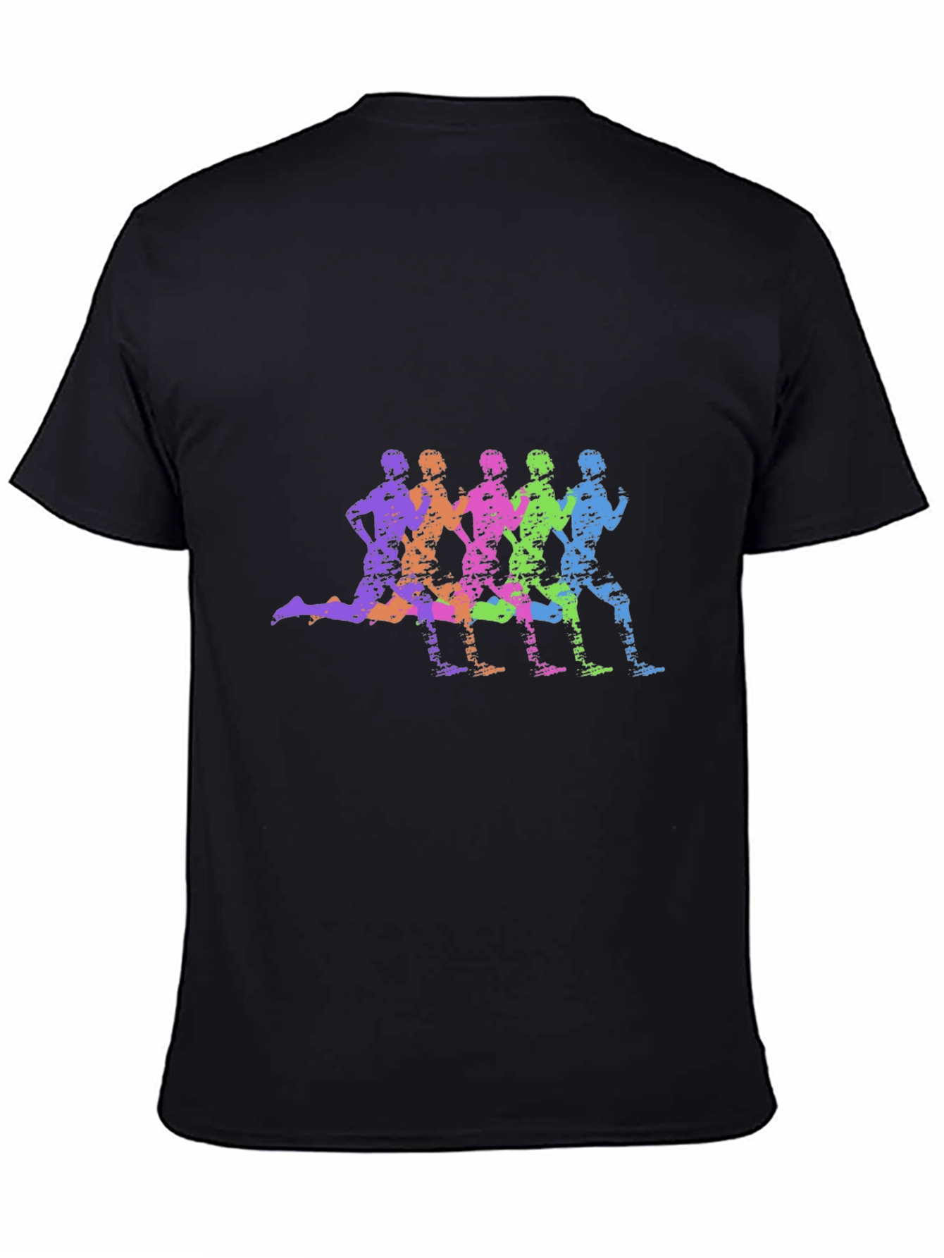 Colorful Running Silhouette T-Shirt