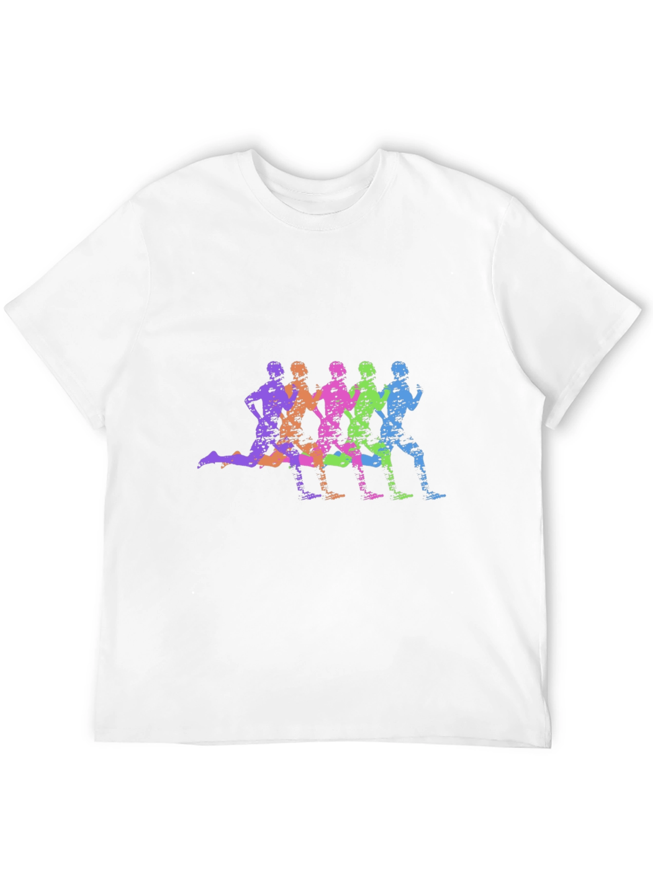 Colorful Running Silhouette T-Shirt