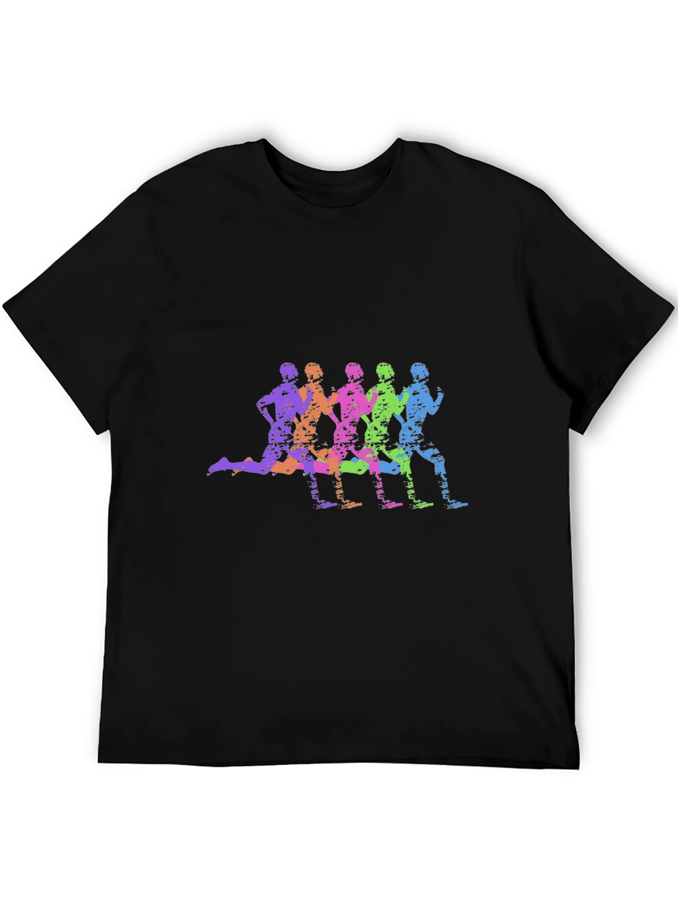 Colorful Running Silhouette T-Shirt