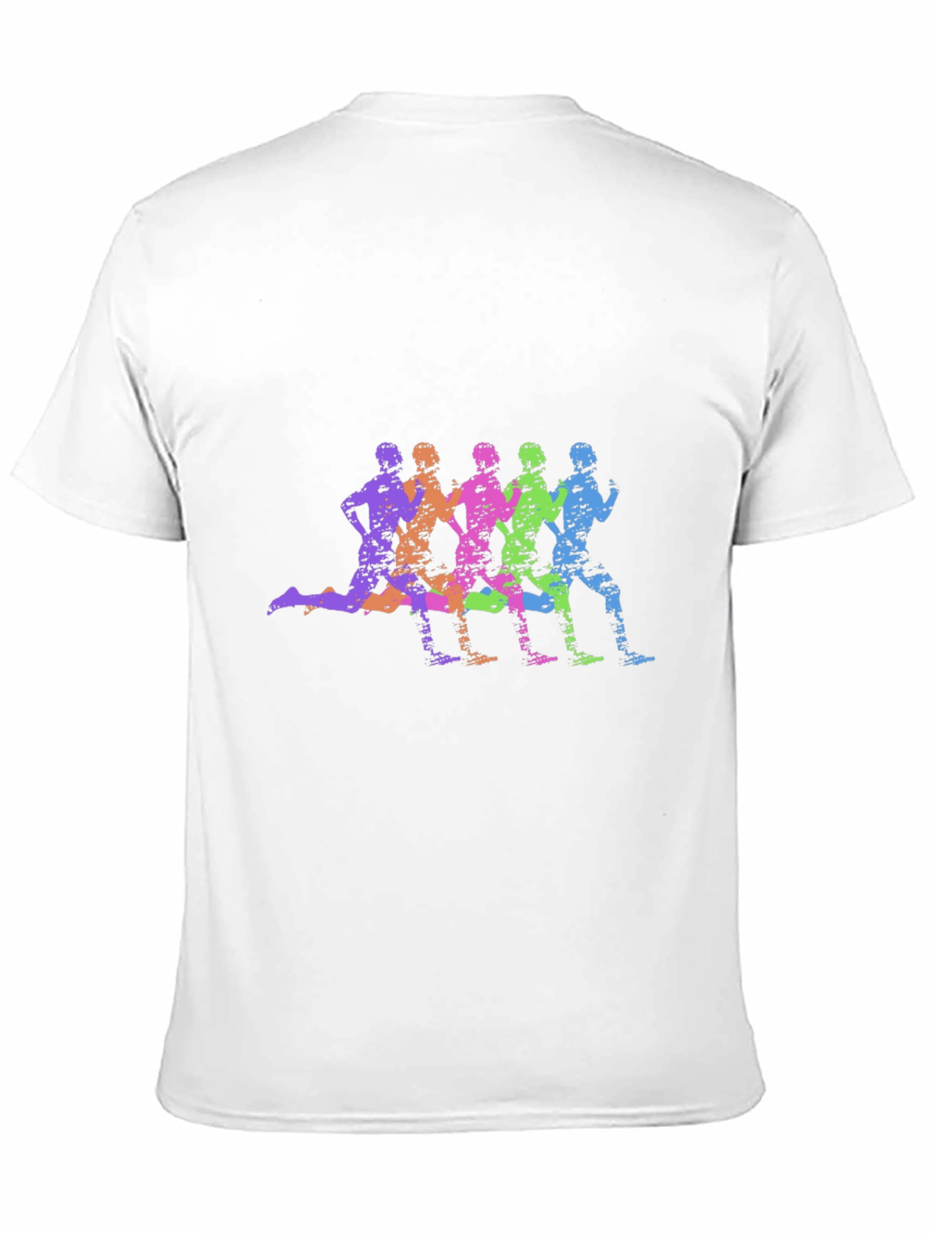 Colorful Running Silhouette T-Shirt