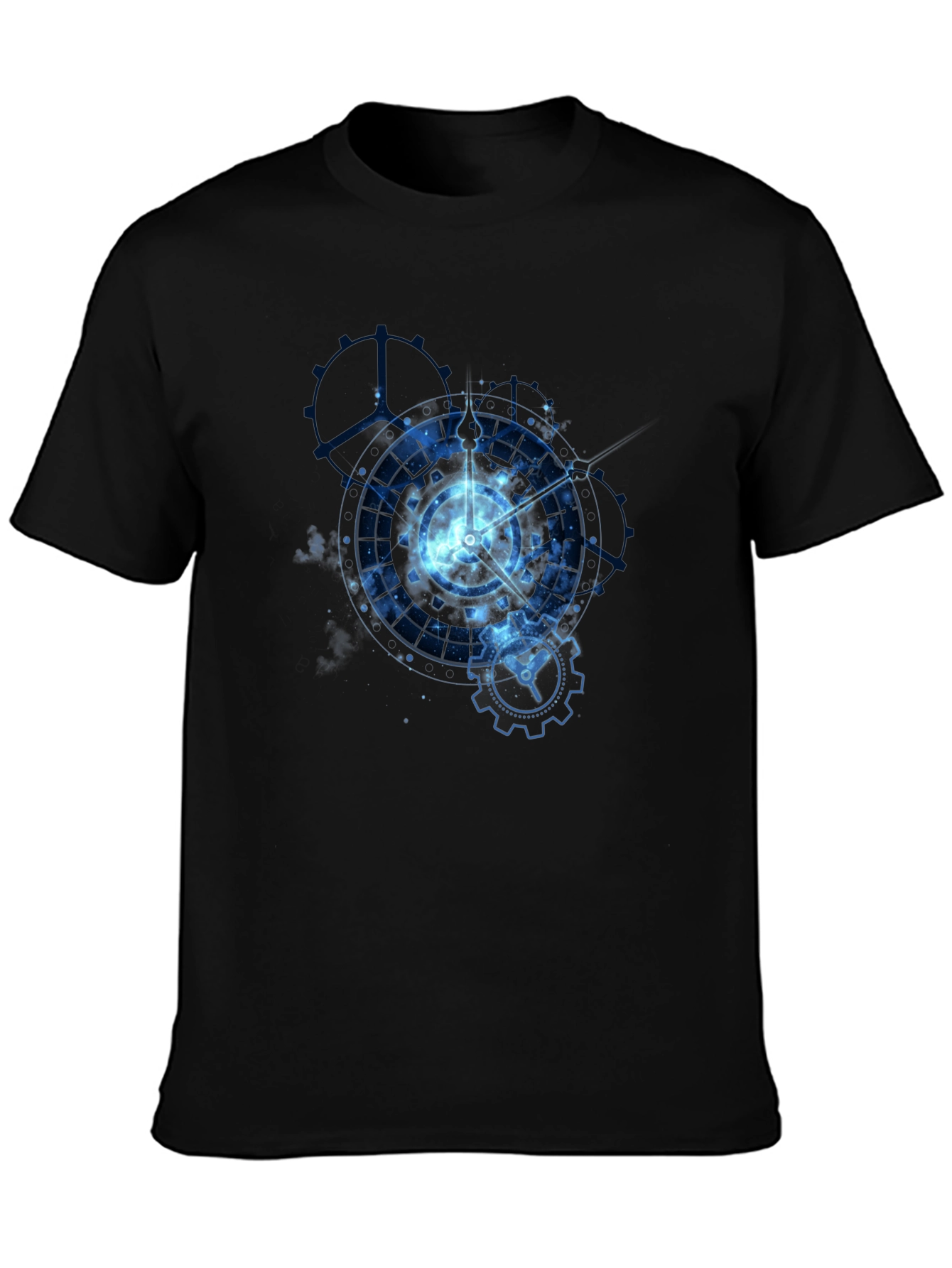 Cosmic Clockwork T-Shirt - Celestial Gears Design