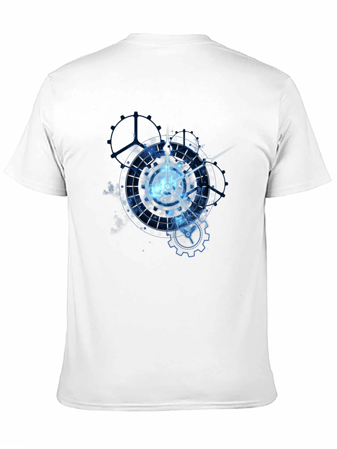 Cosmic Clockwork T-Shirt - Celestial Gears Design