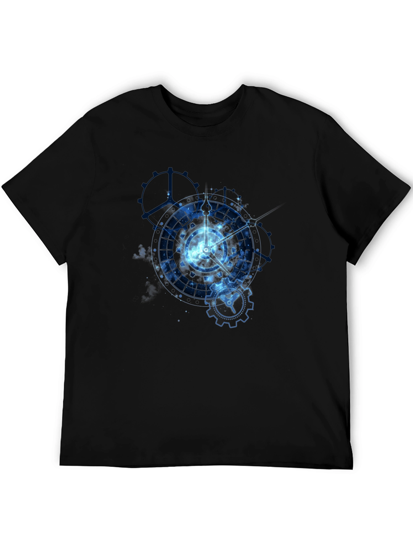 Cosmic Clockwork T-Shirt - Celestial Gears Design