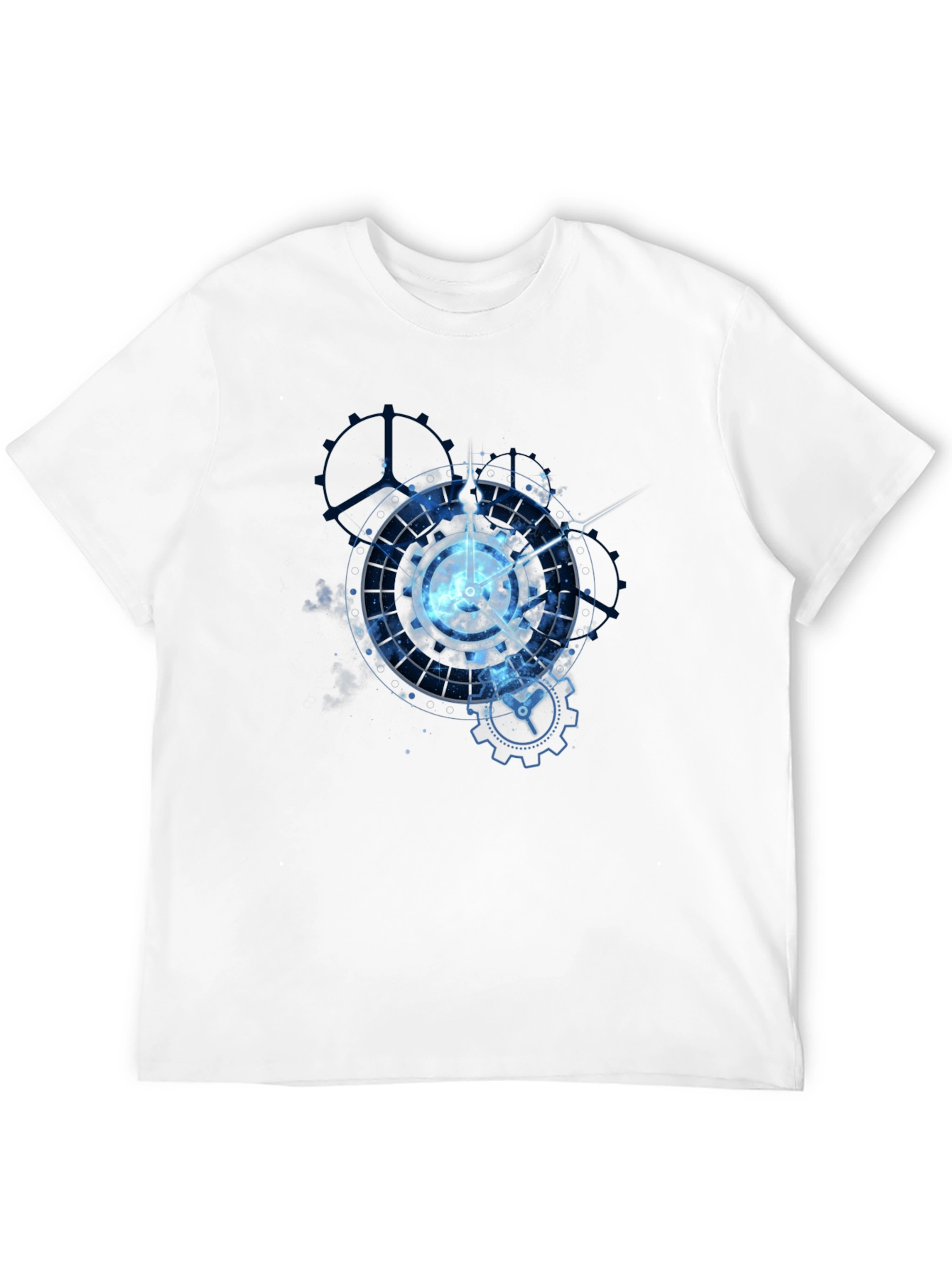 Cosmic Clockwork T-Shirt - Celestial Gears Design