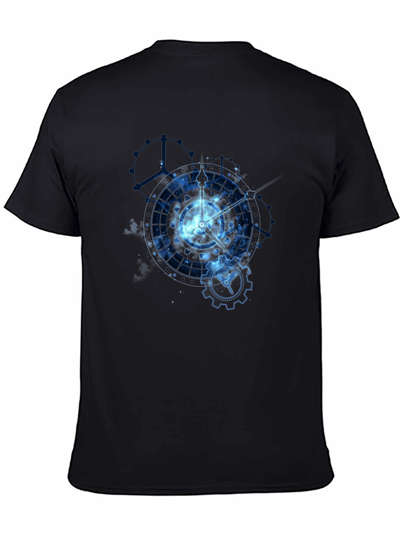 Cosmic Clockwork T-Shirt - Celestial Gears Design