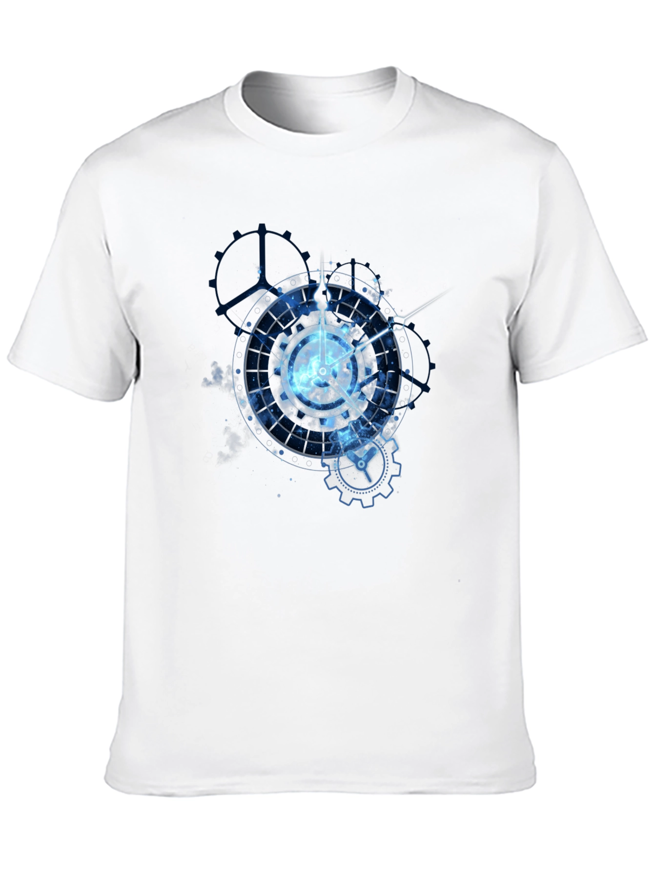 Cosmic Clockwork T-Shirt - Celestial Gears Design