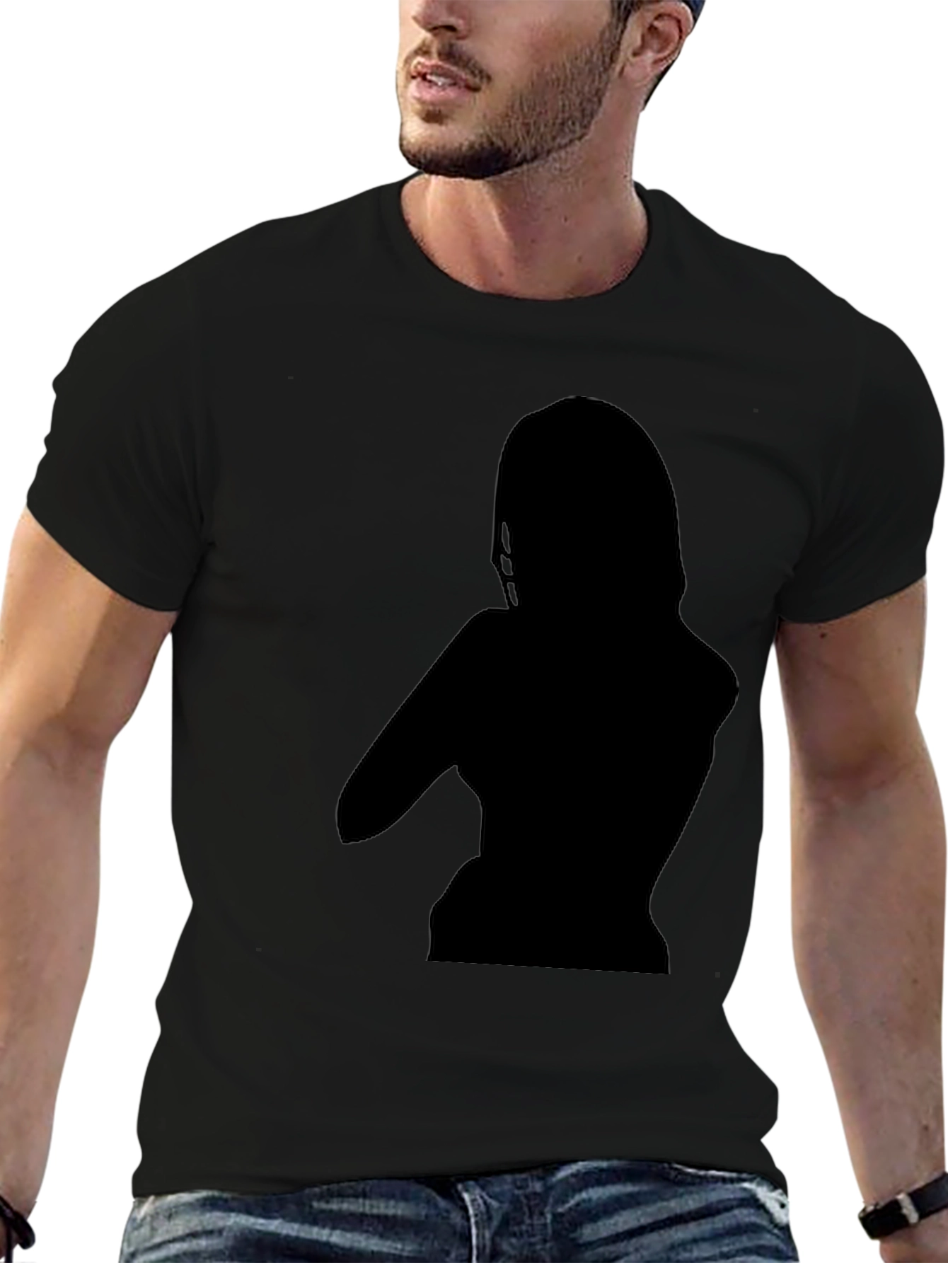 Silhouette Graphic Print T-Shirt