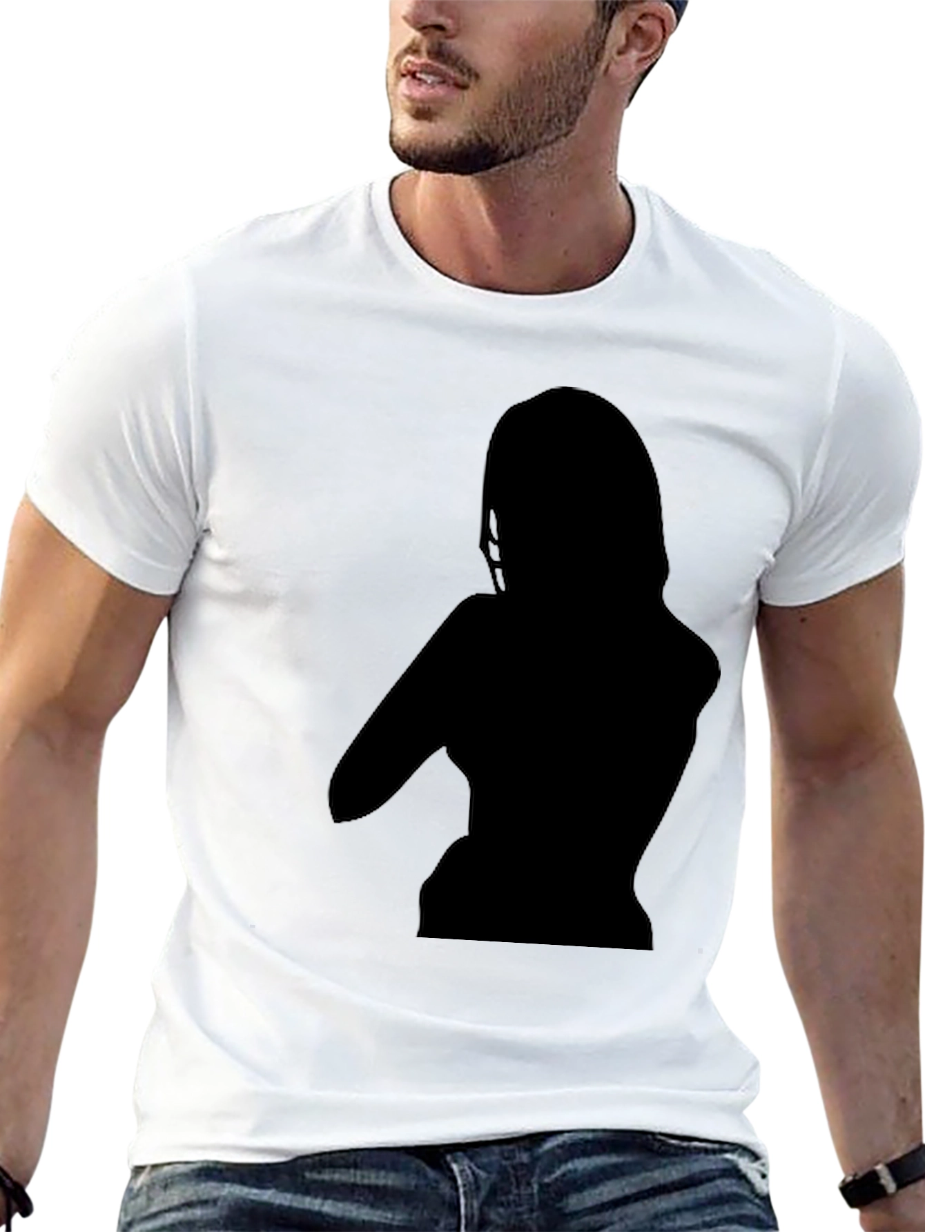 Silhouette Graphic Print T-Shirt