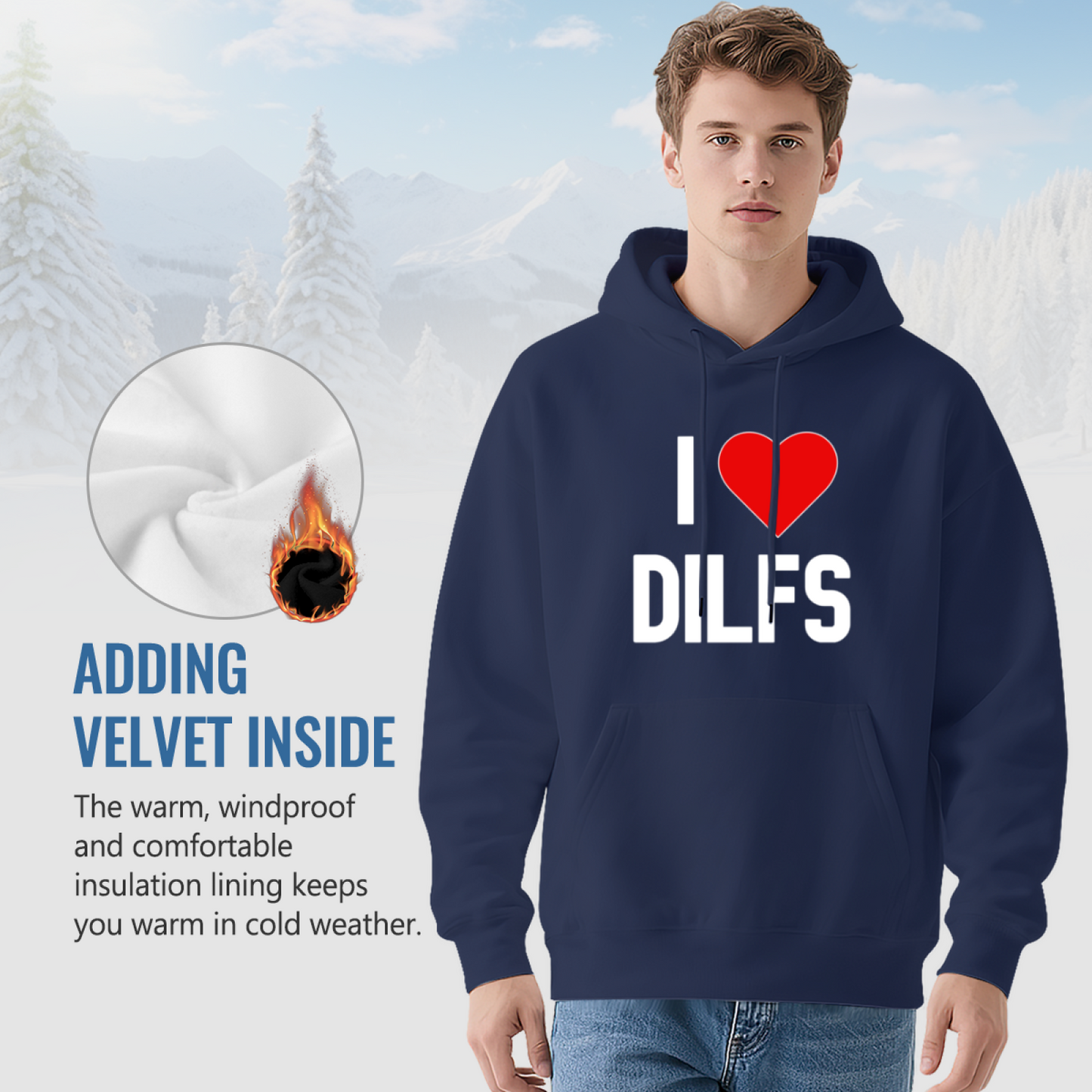 Trendy Simple Letter Print Graphic Hoodie, Unisex Comfort Daily Sweatshirt