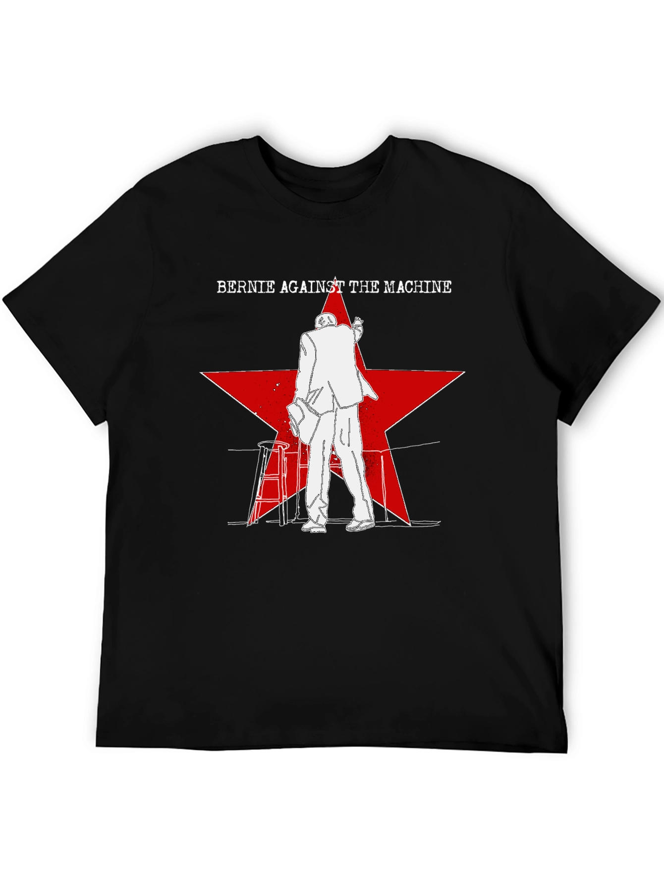 Bernie Against the Machine Graphic Tee