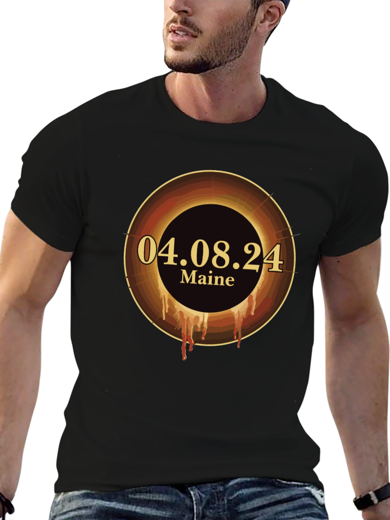 Total Solar Eclipse Maine 04.08.24 T-Shirt