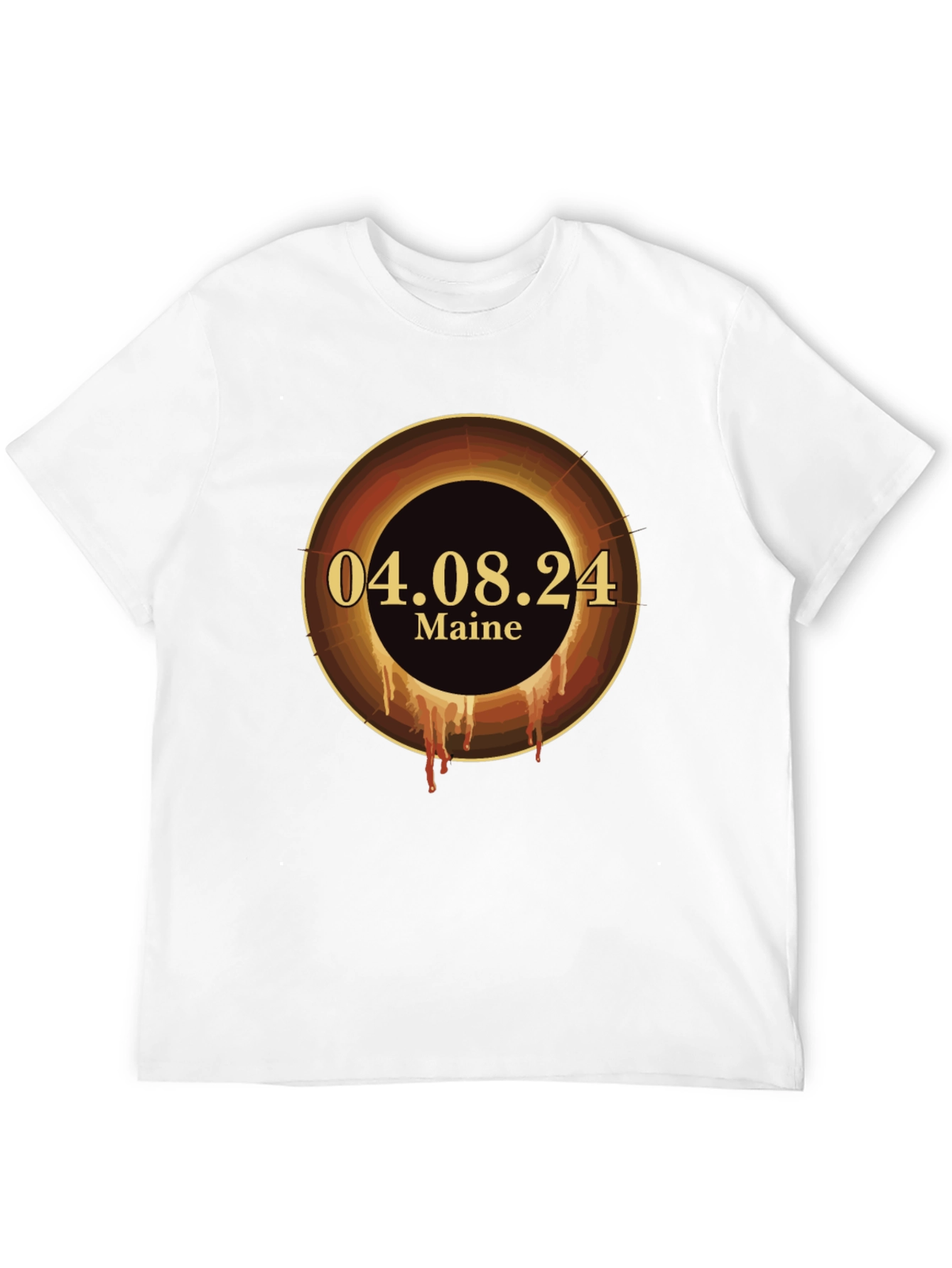 Total Solar Eclipse Maine 04.08.24 T-Shirt