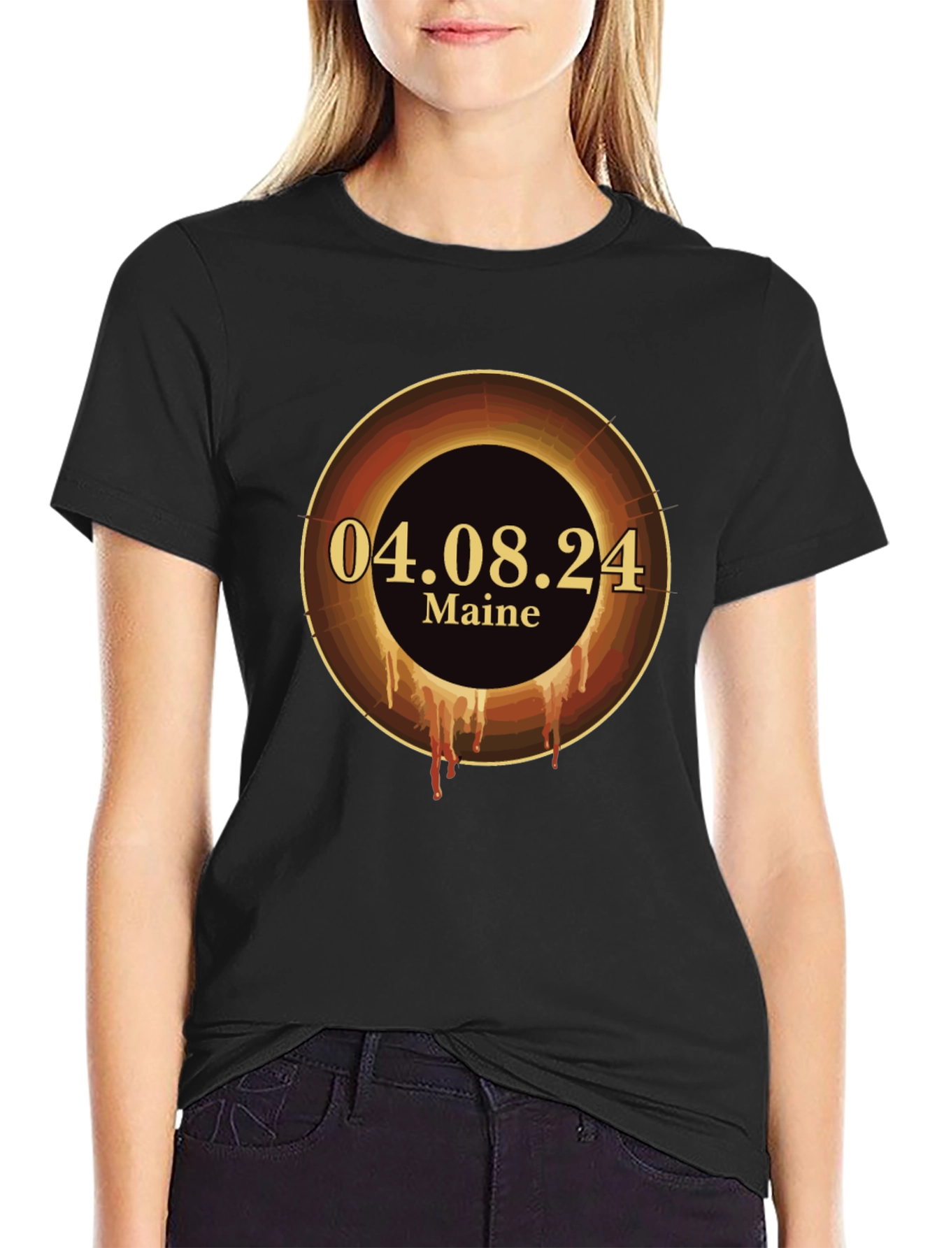 Total Solar Eclipse Maine 04.08.24 T-Shirt