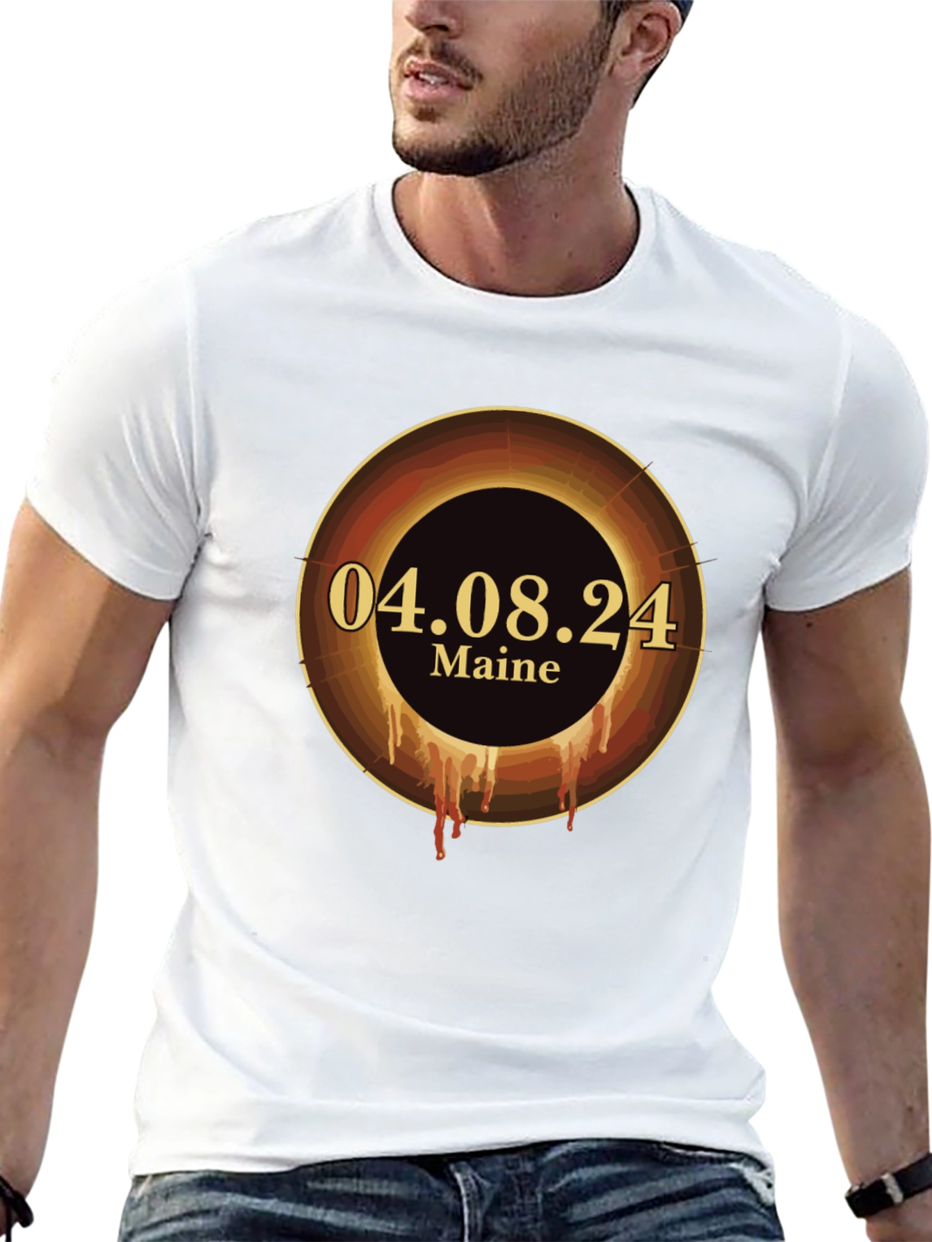 Total Solar Eclipse Maine 04.08.24 T-Shirt