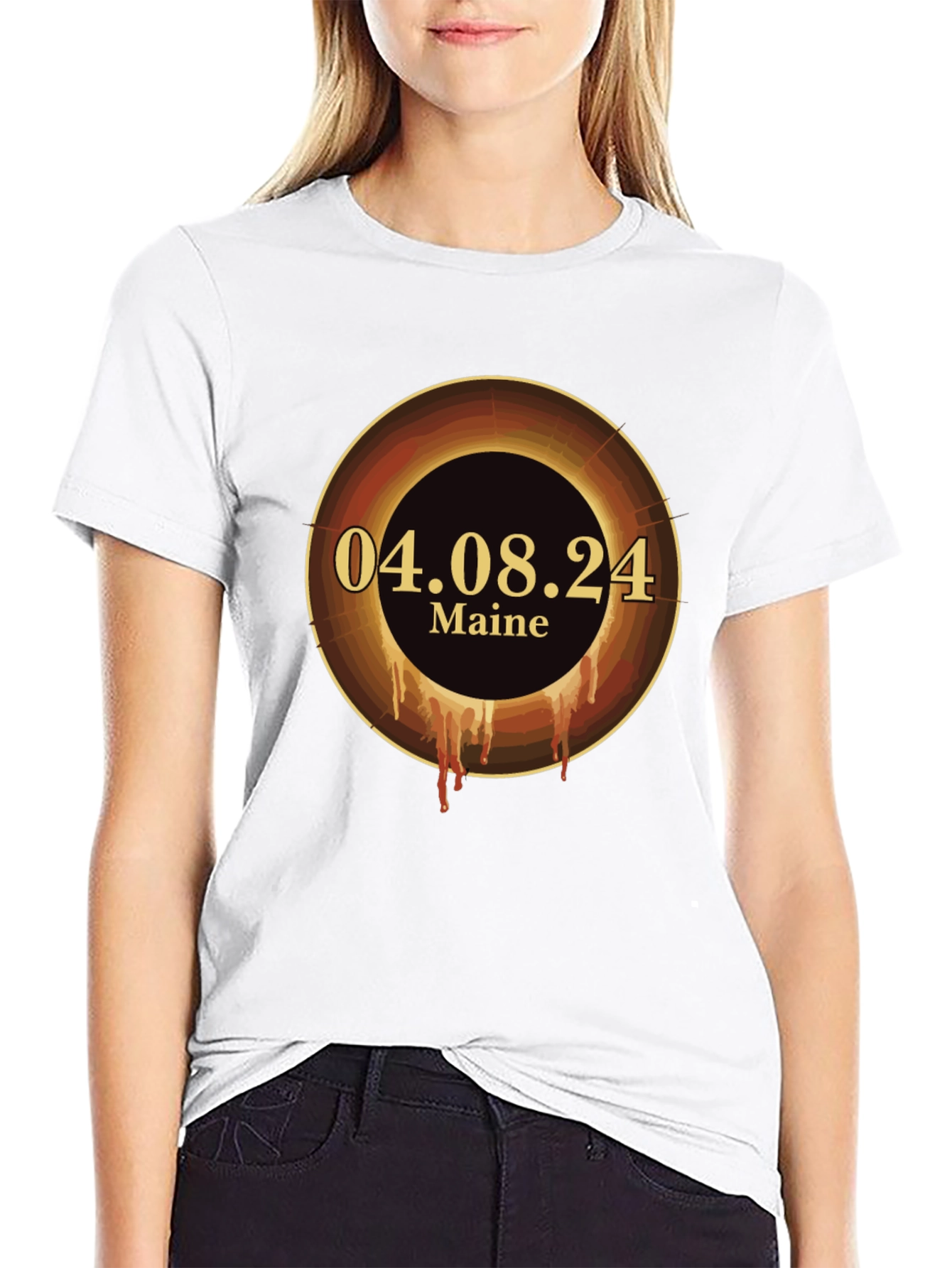 Total Solar Eclipse Maine 04.08.24 T-Shirt