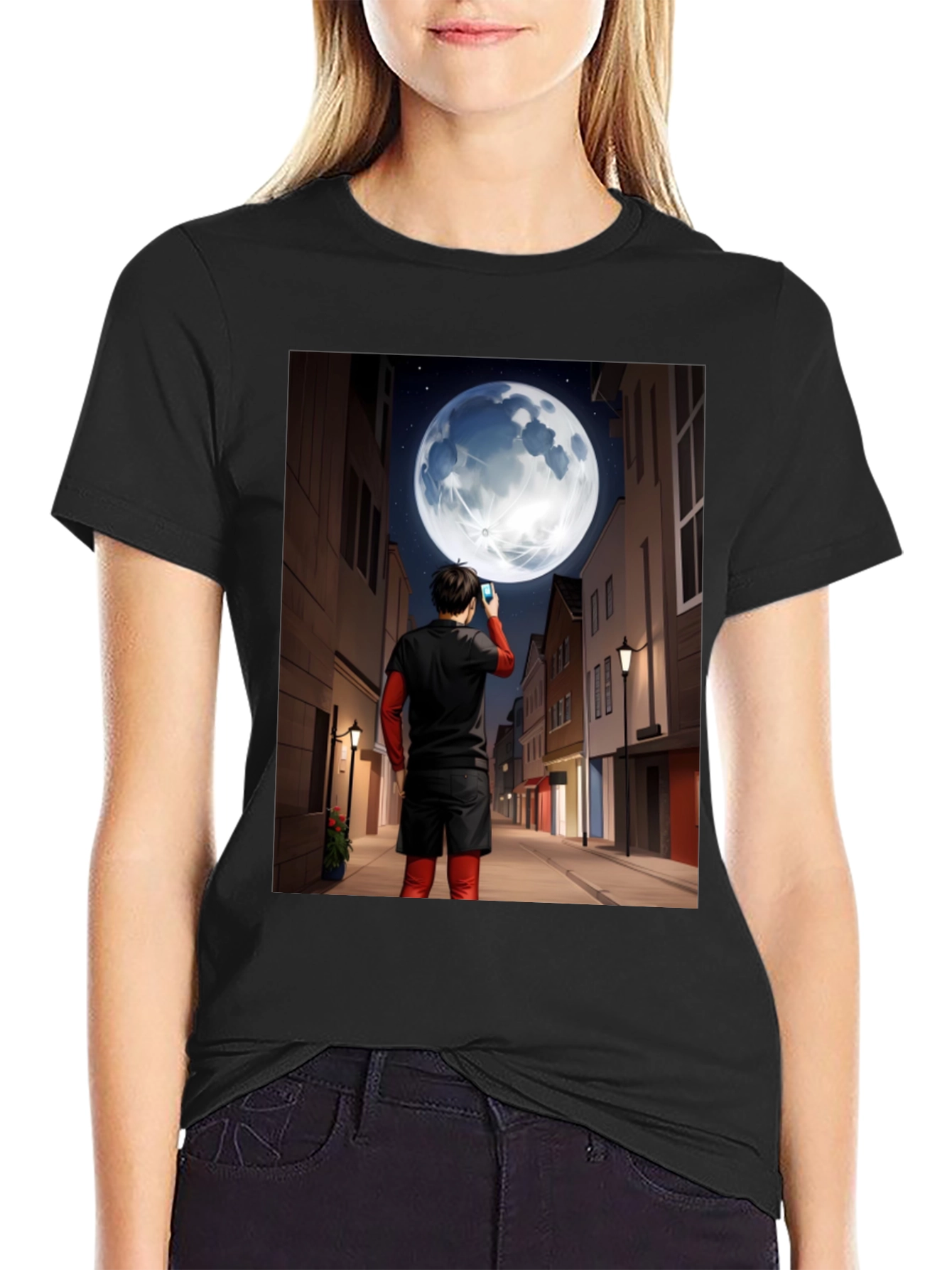 Man in Moon Graphic Tee