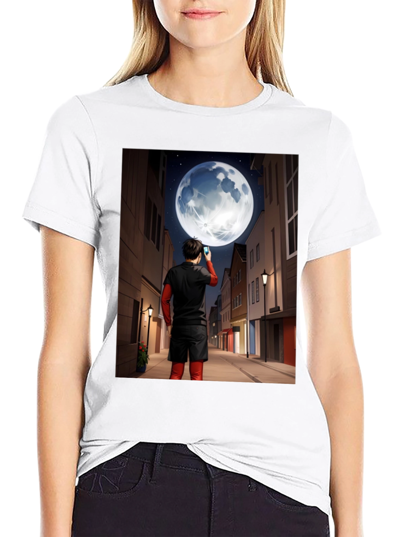 Man in Moon Graphic Tee