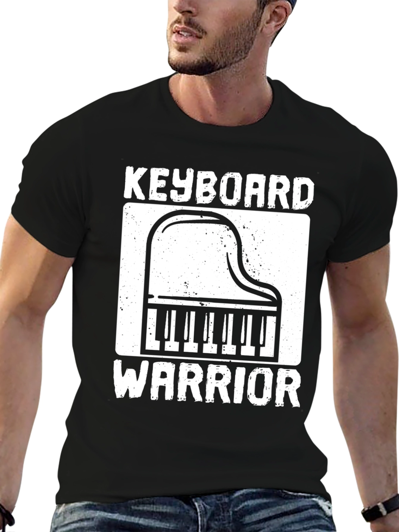 Keyboard Warrior Graphic Tee - Musicians T-Shirt