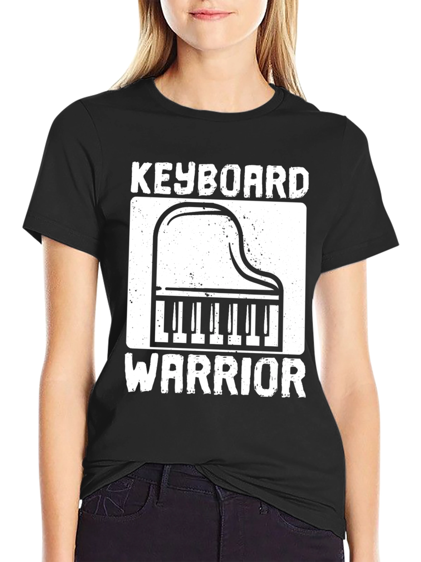 Keyboard Warrior Graphic Tee - Musicians T-Shirt