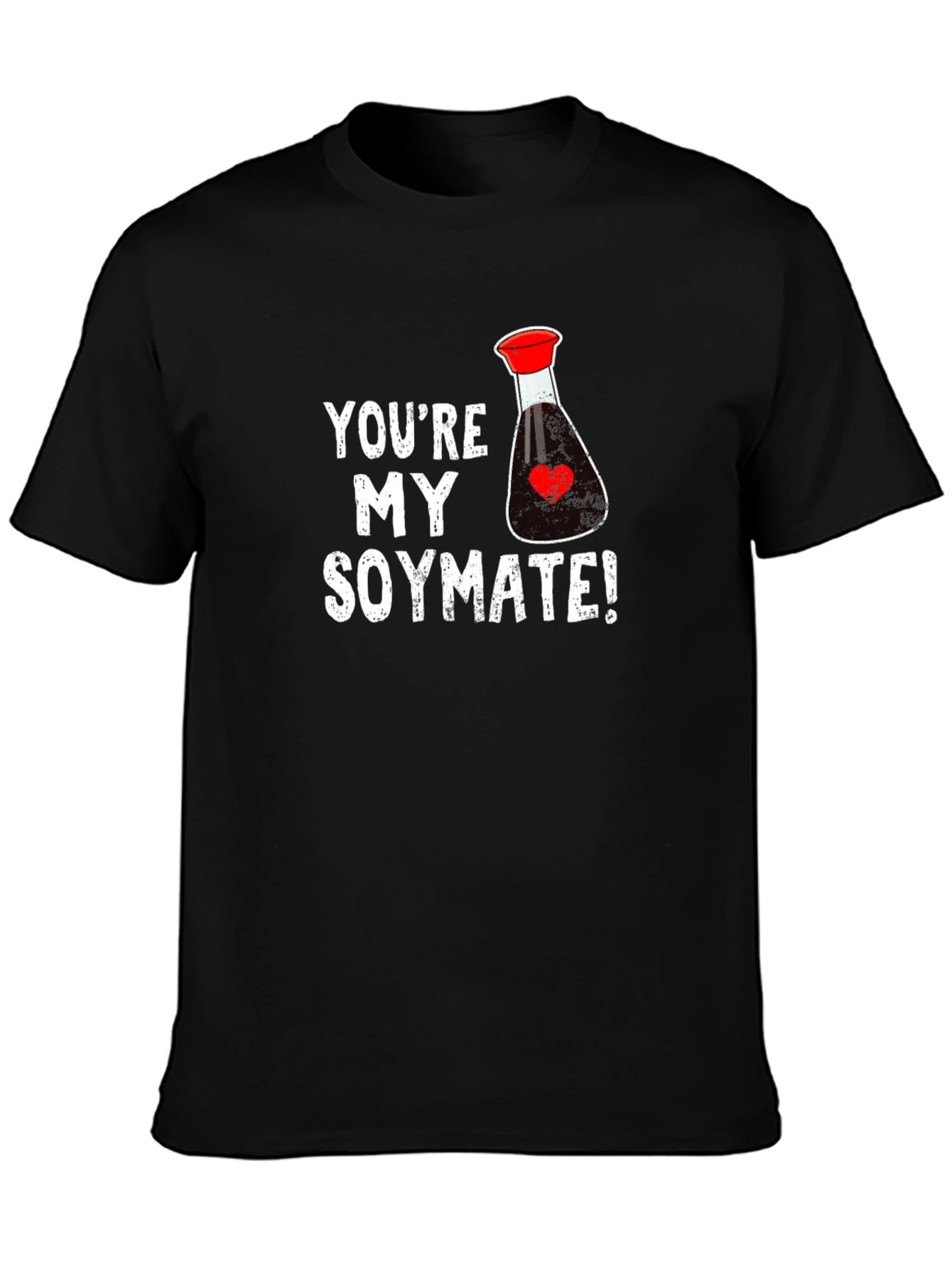 Youre My Soymate Black Graphic Tee