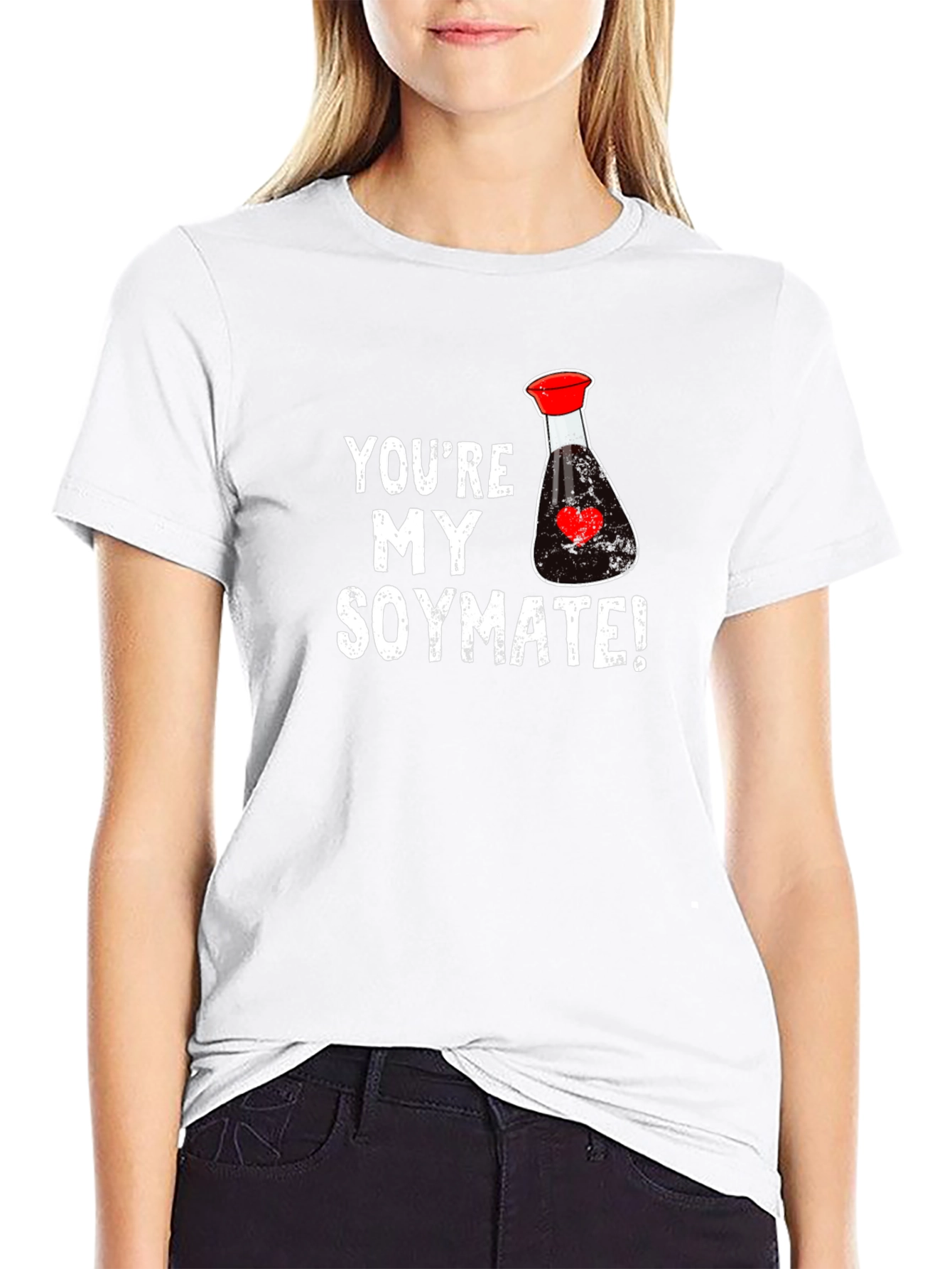 Youre My Soymate Black Graphic Tee
