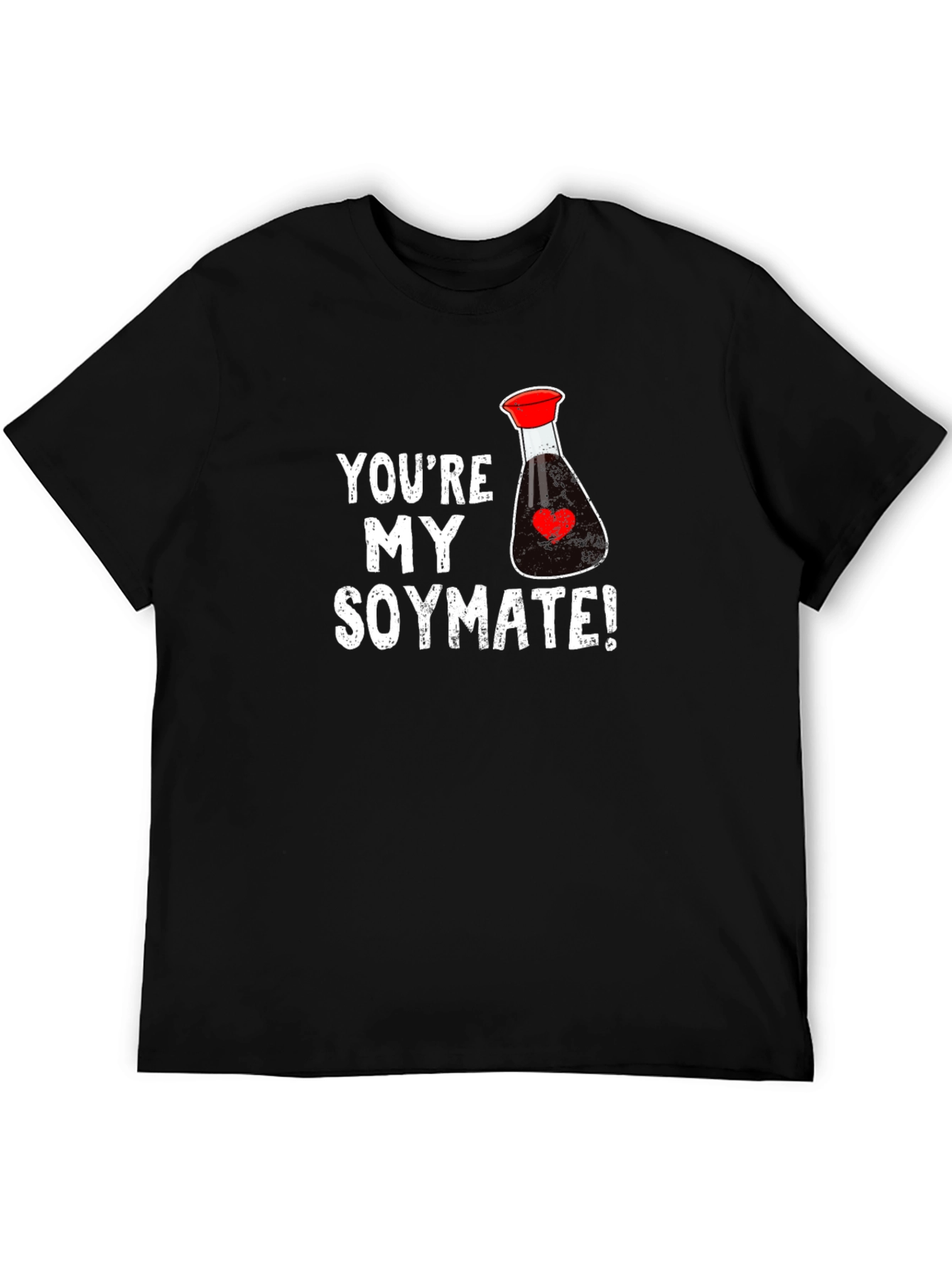 Youre My Soymate Black Graphic Tee