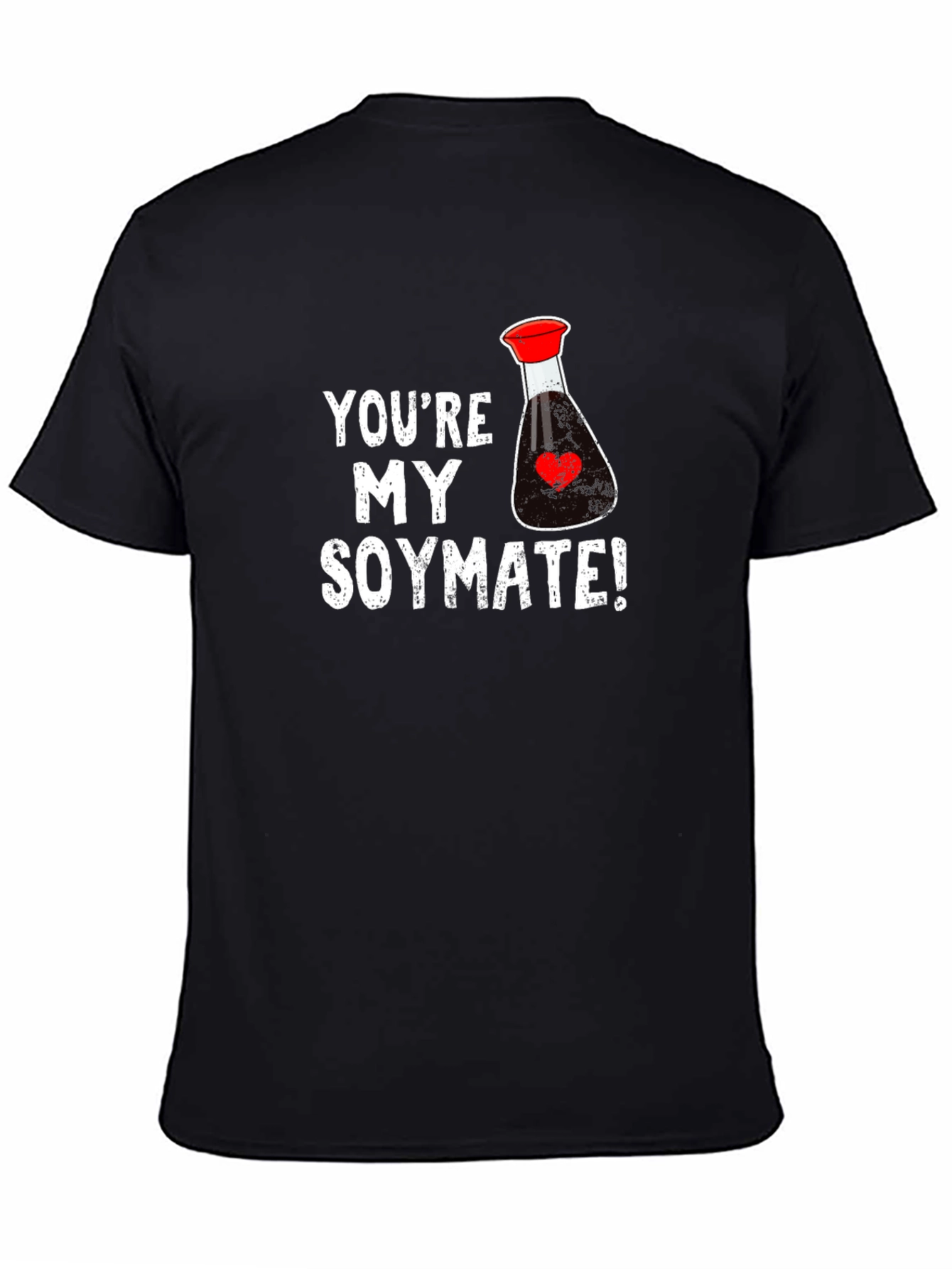 Youre My Soymate Black Graphic Tee