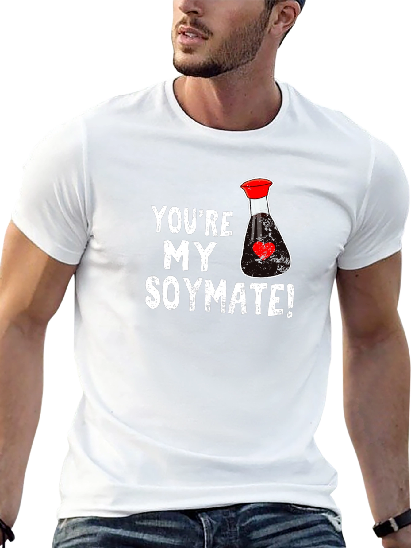 Youre My Soymate Black Graphic Tee