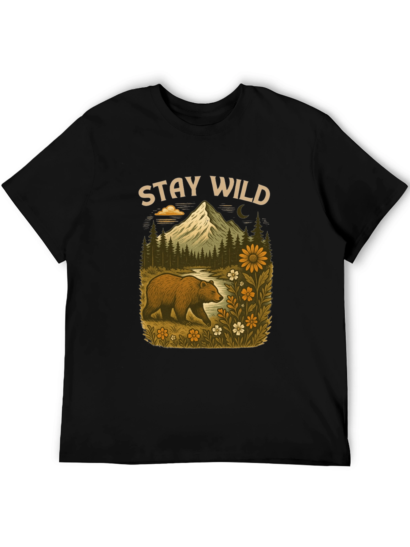 Stay Wild Bear Mountain Graphic Tee