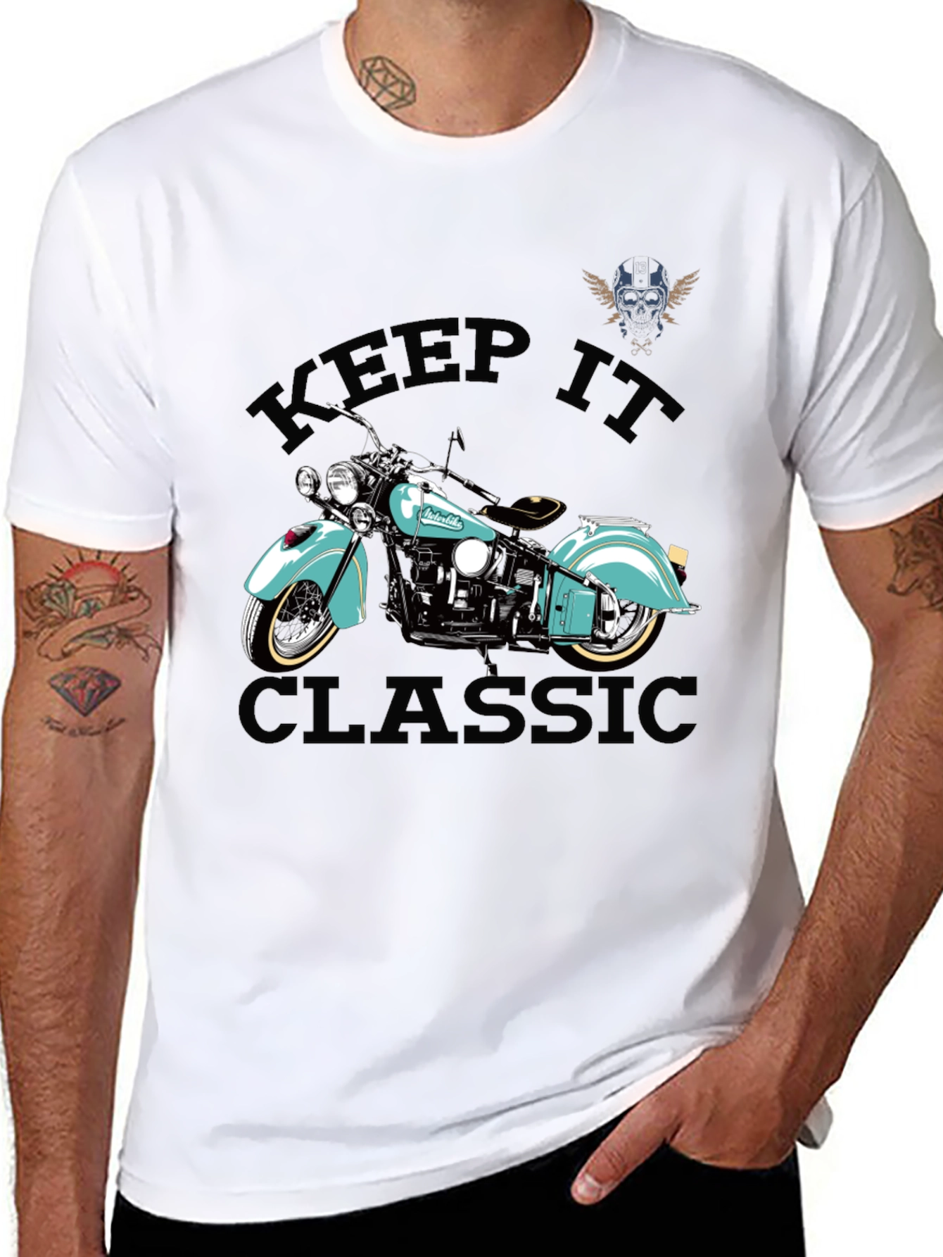 Keep it Classic Motorcycle Graphic Tee