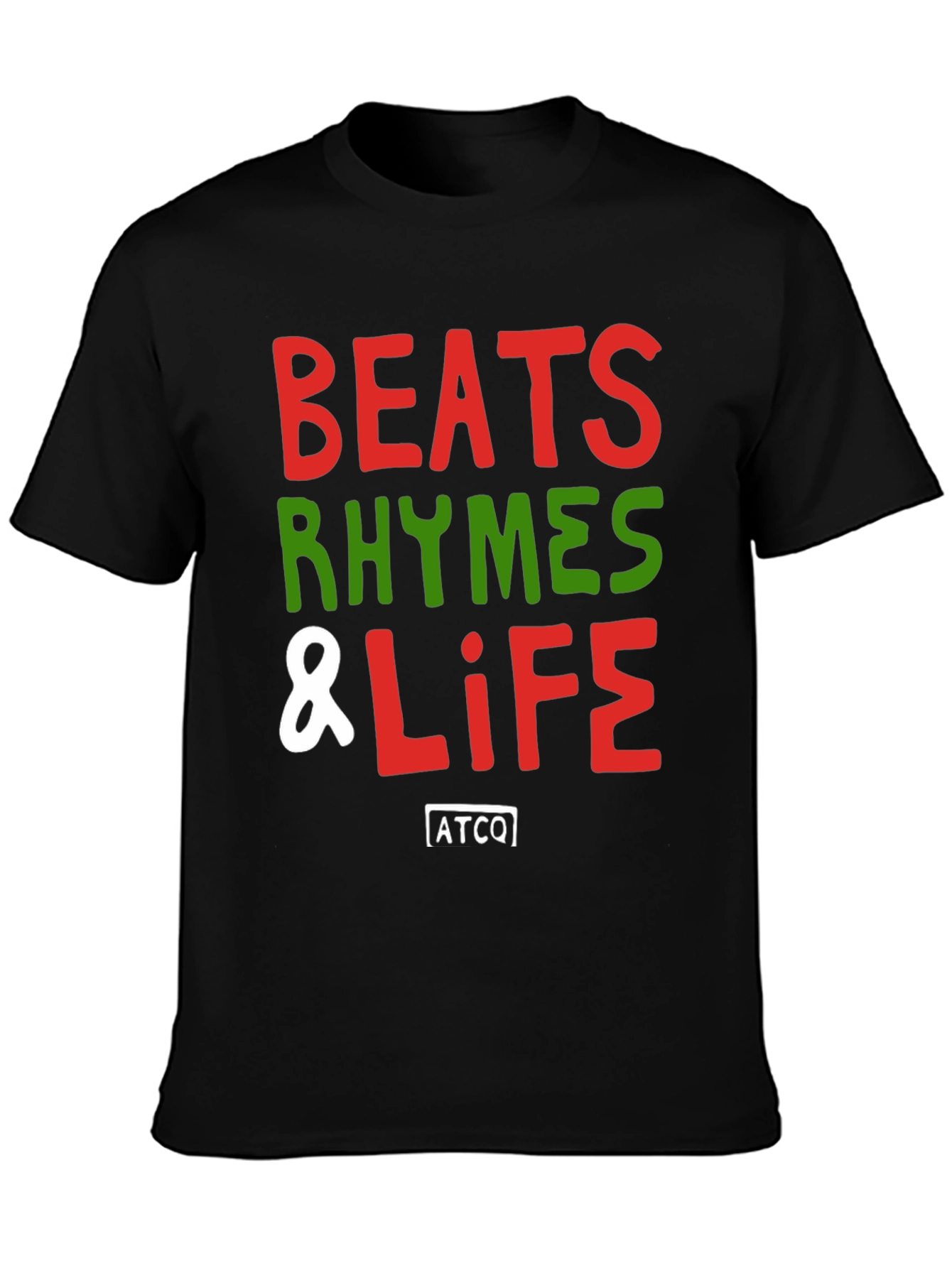 Beats Rhymes & Life Crew Neck T-Shirt