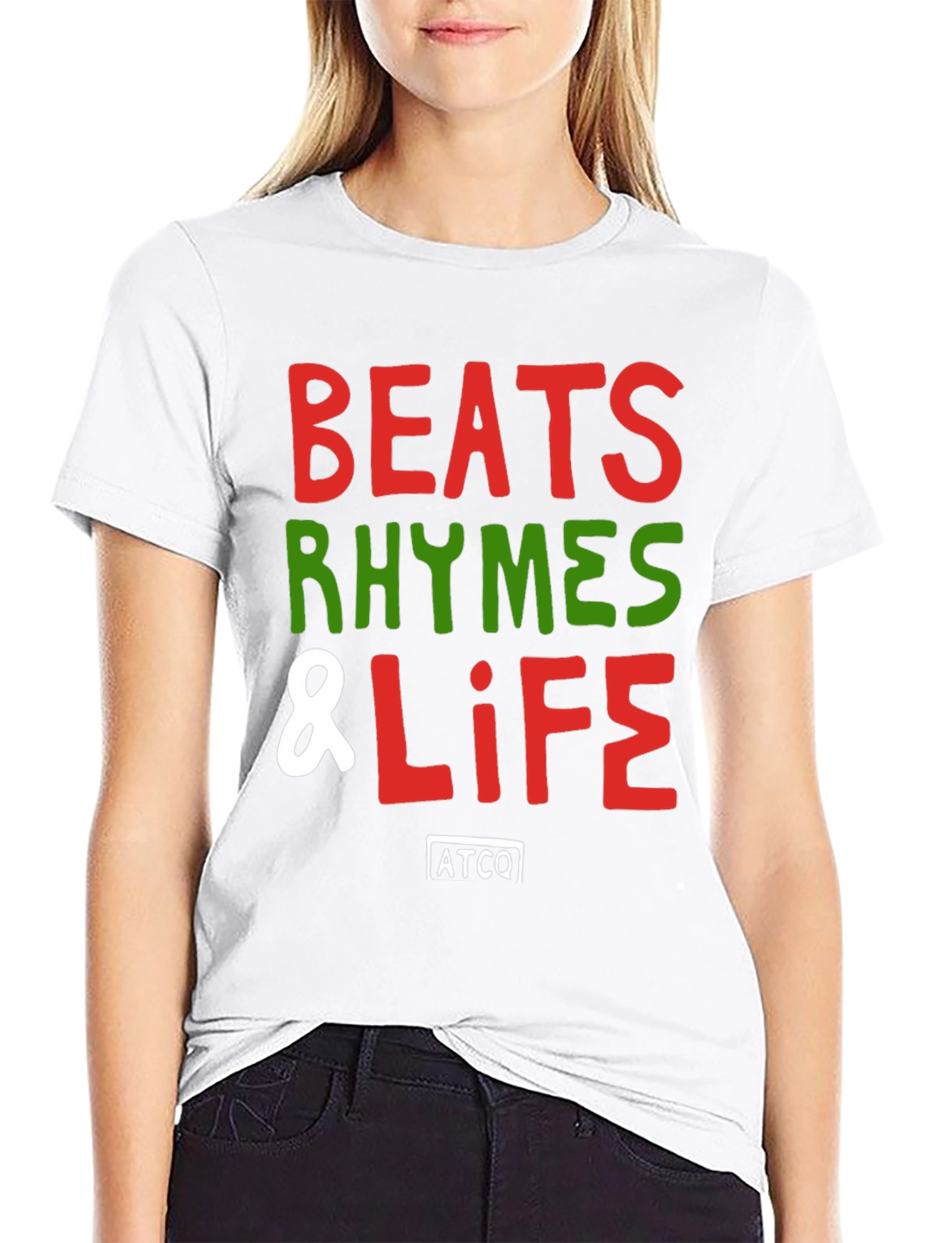 Beats Rhymes & Life Crew Neck T-Shirt