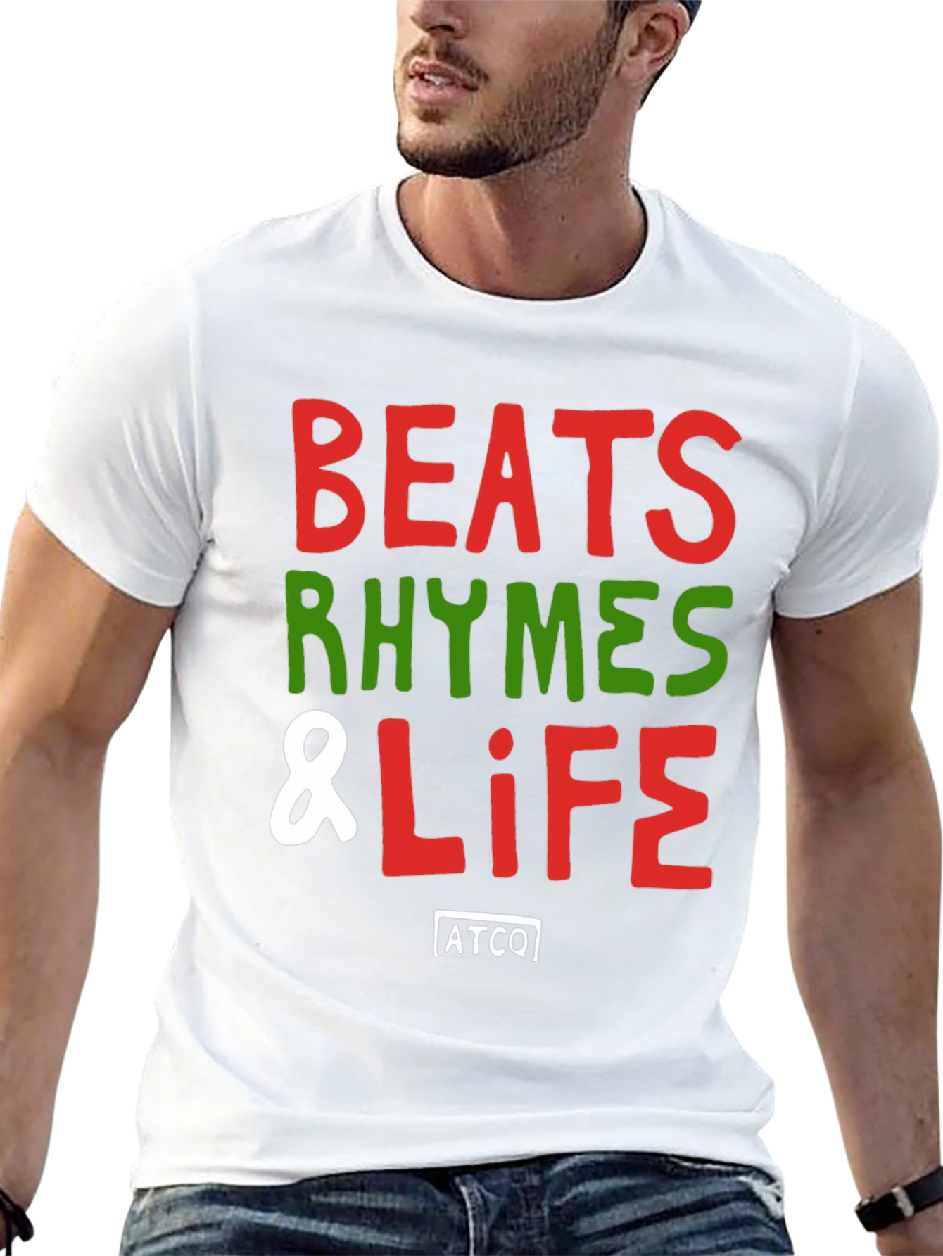 Beats Rhymes & Life Crew Neck T-Shirt