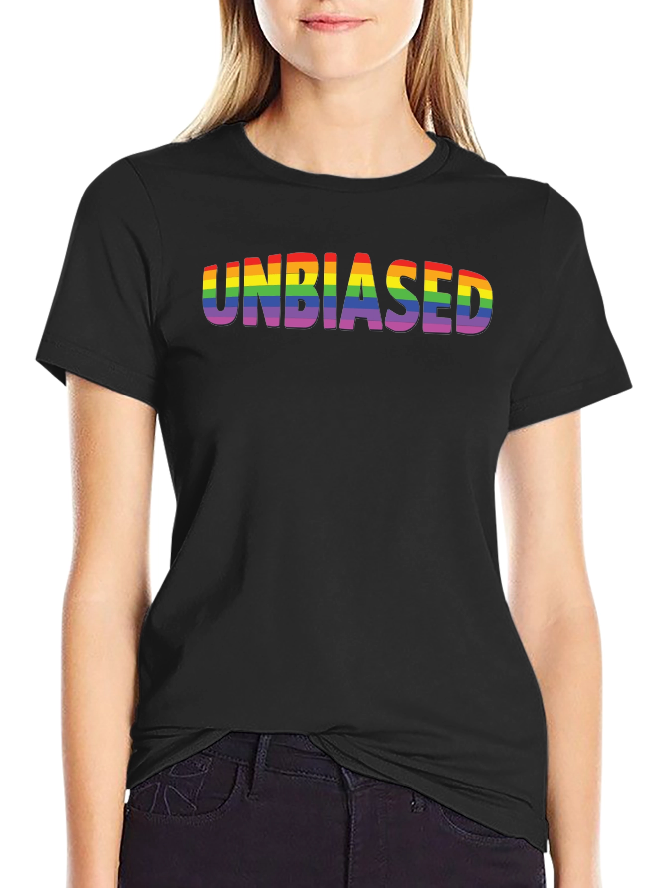 Unbiased Rainbow T-Shirt - Pride & Equality