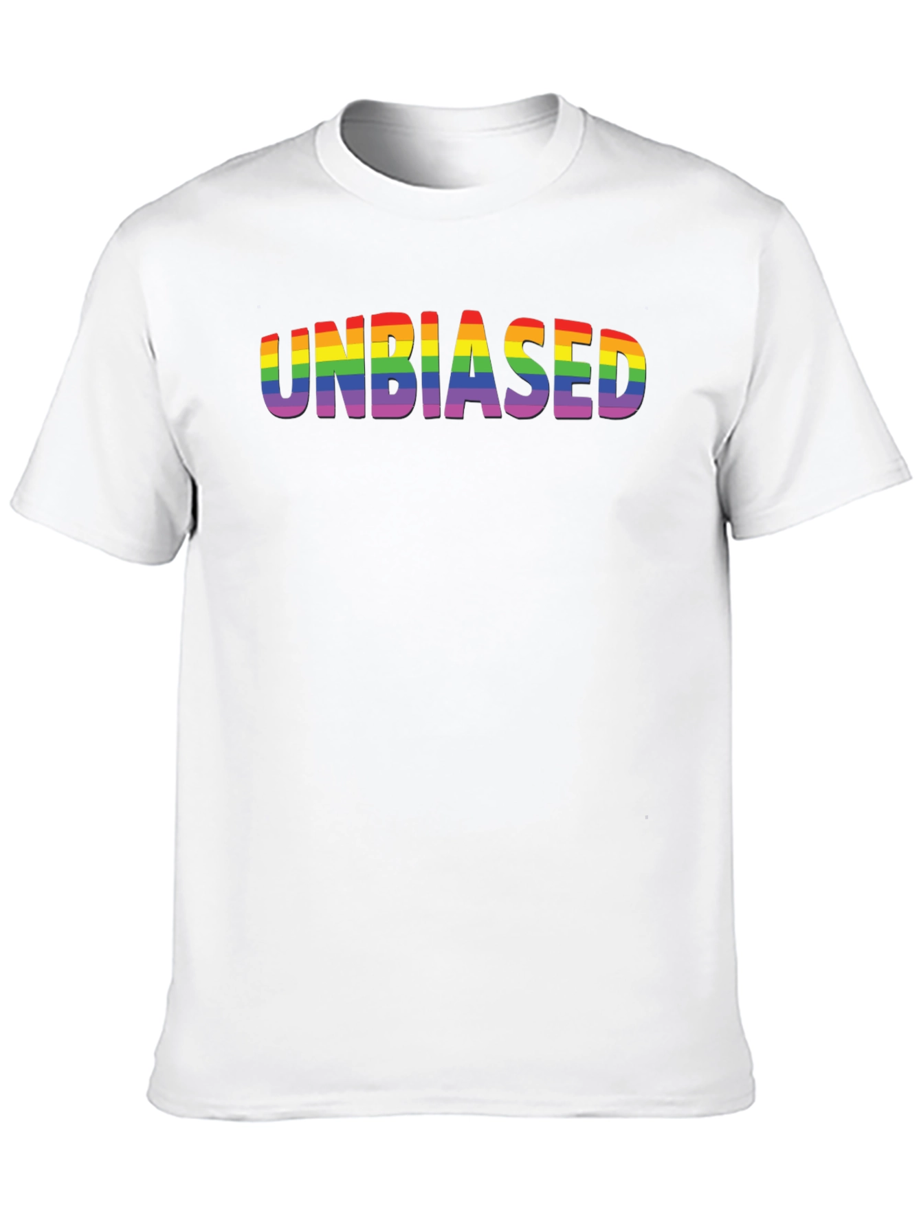 Unbiased Rainbow T-Shirt - Pride & Equality