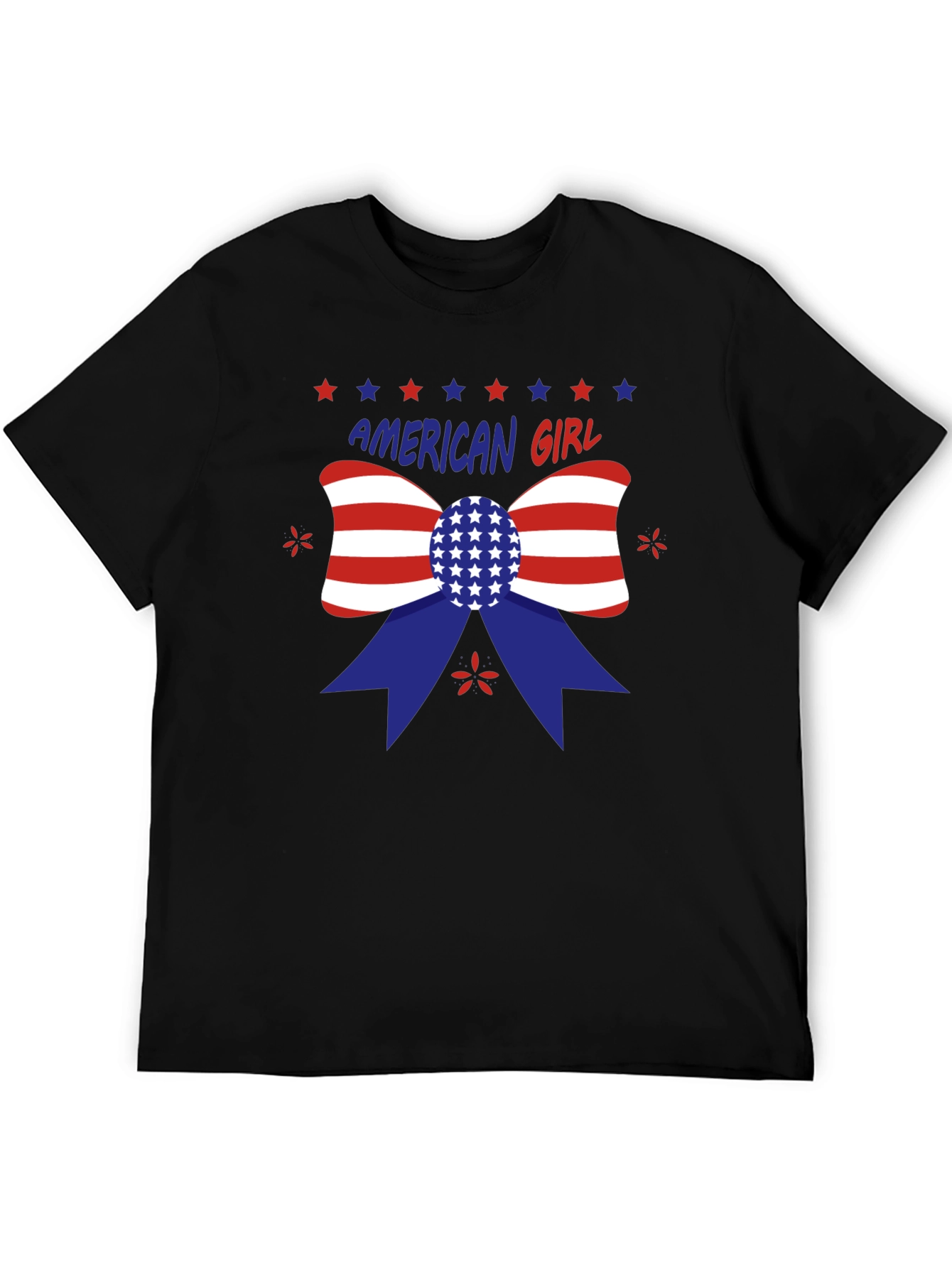 American Girl Patriotic Bow T-Shirt