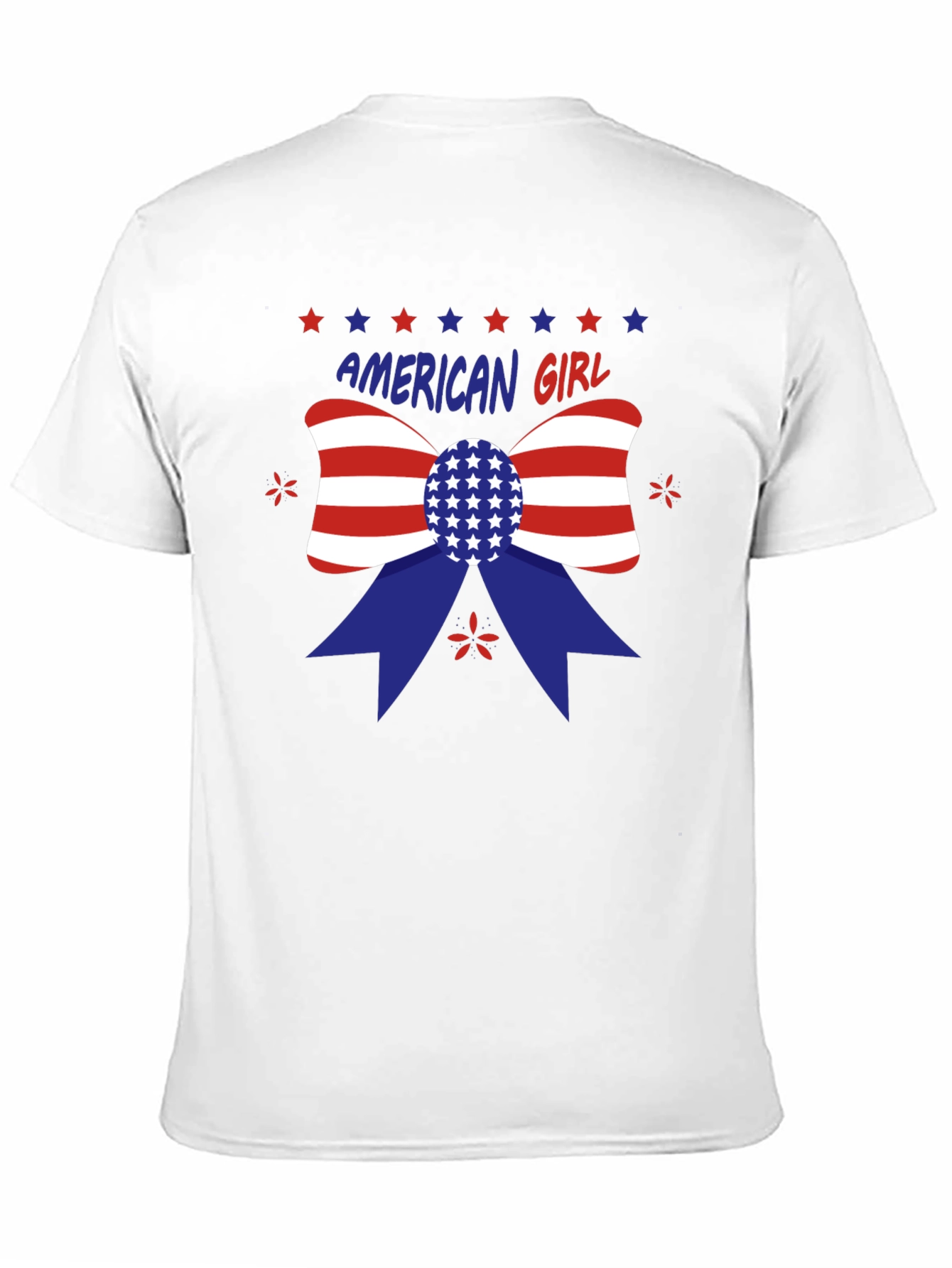 American Girl Patriotic Bow T-Shirt
