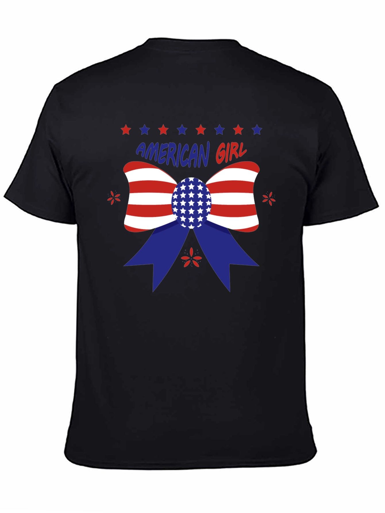 American Girl Patriotic Bow T-Shirt