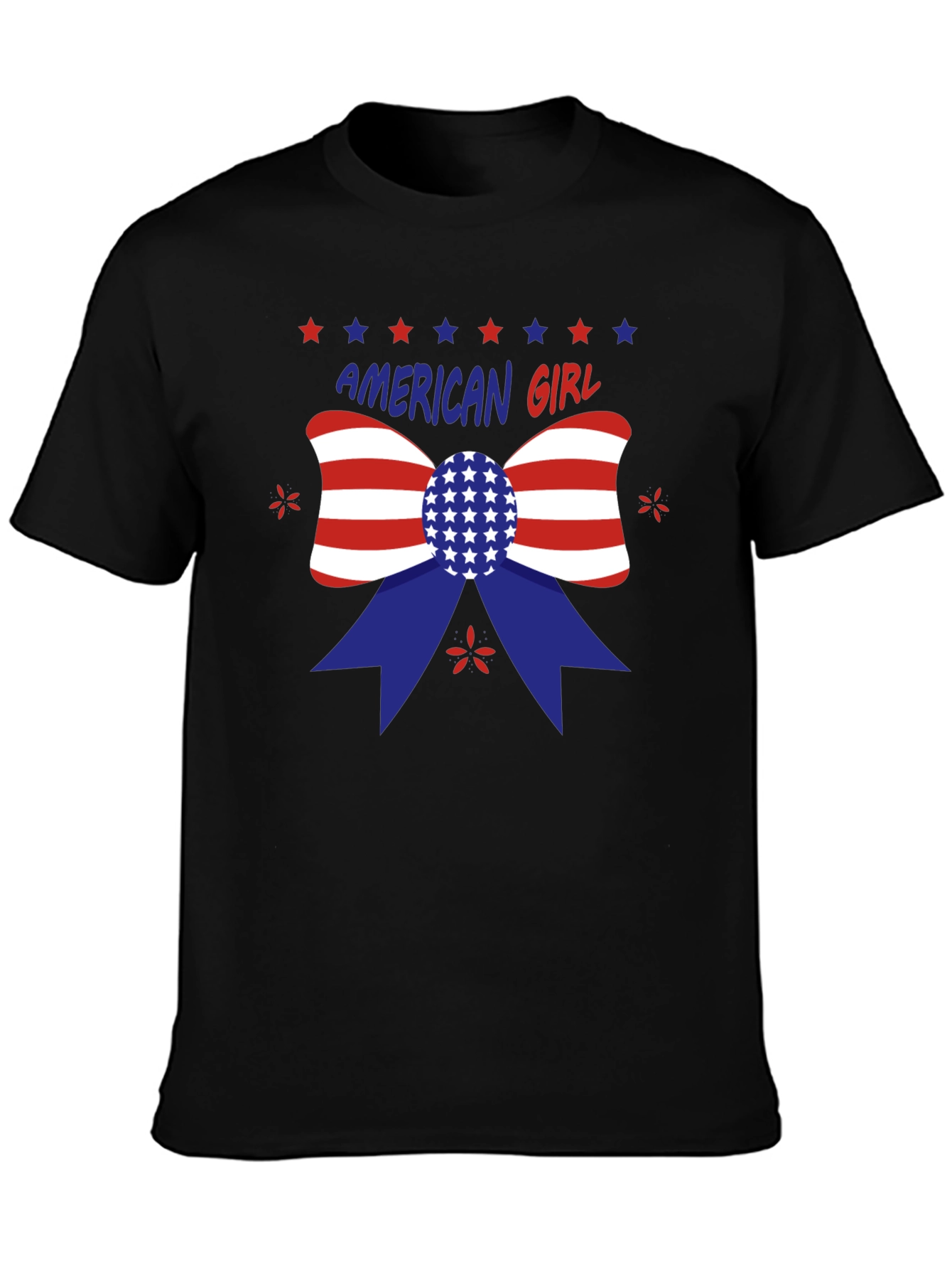 American Girl Patriotic Bow T-Shirt