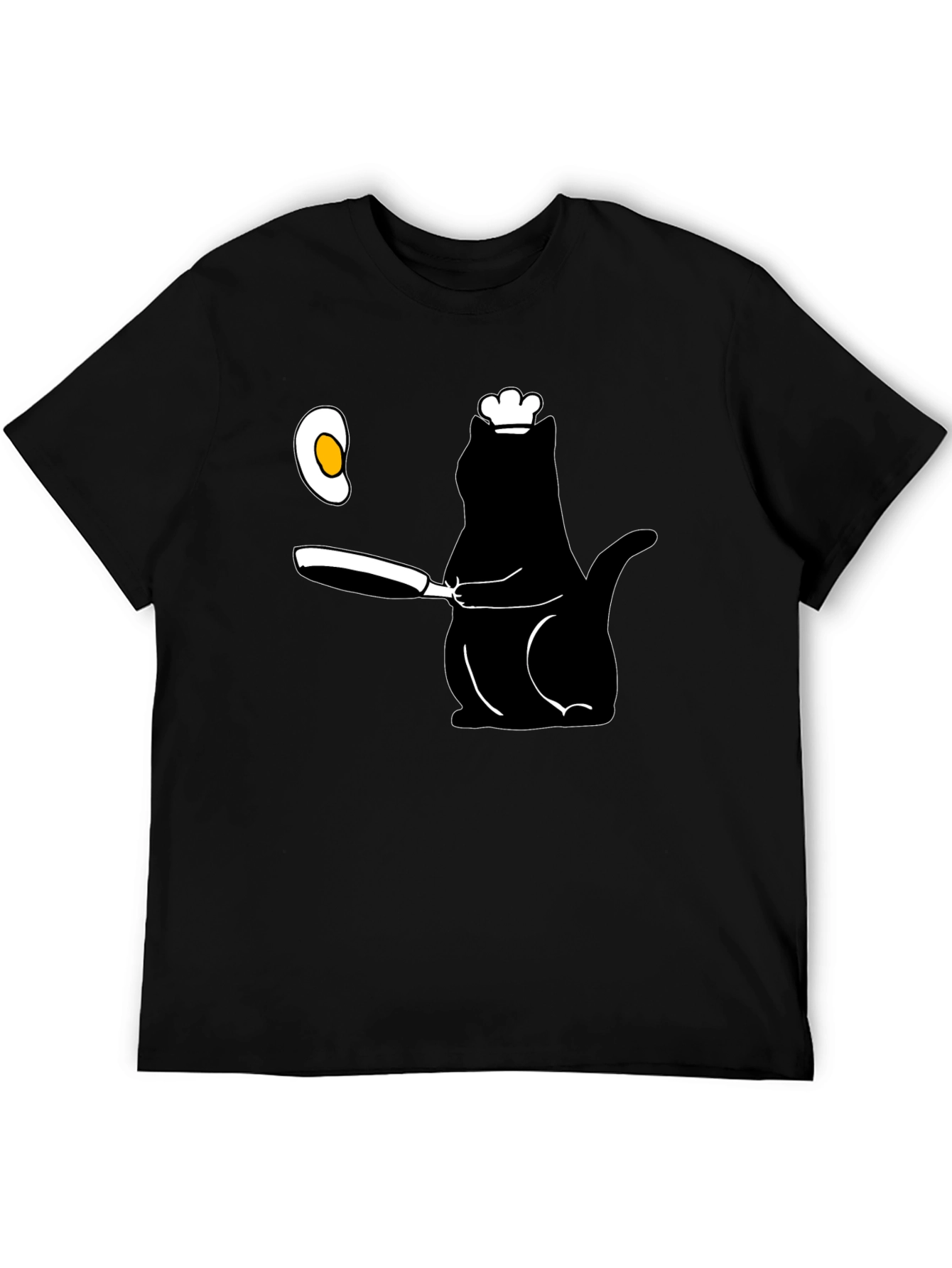 Chef Cat T-Shirt - Cooking Cat Design