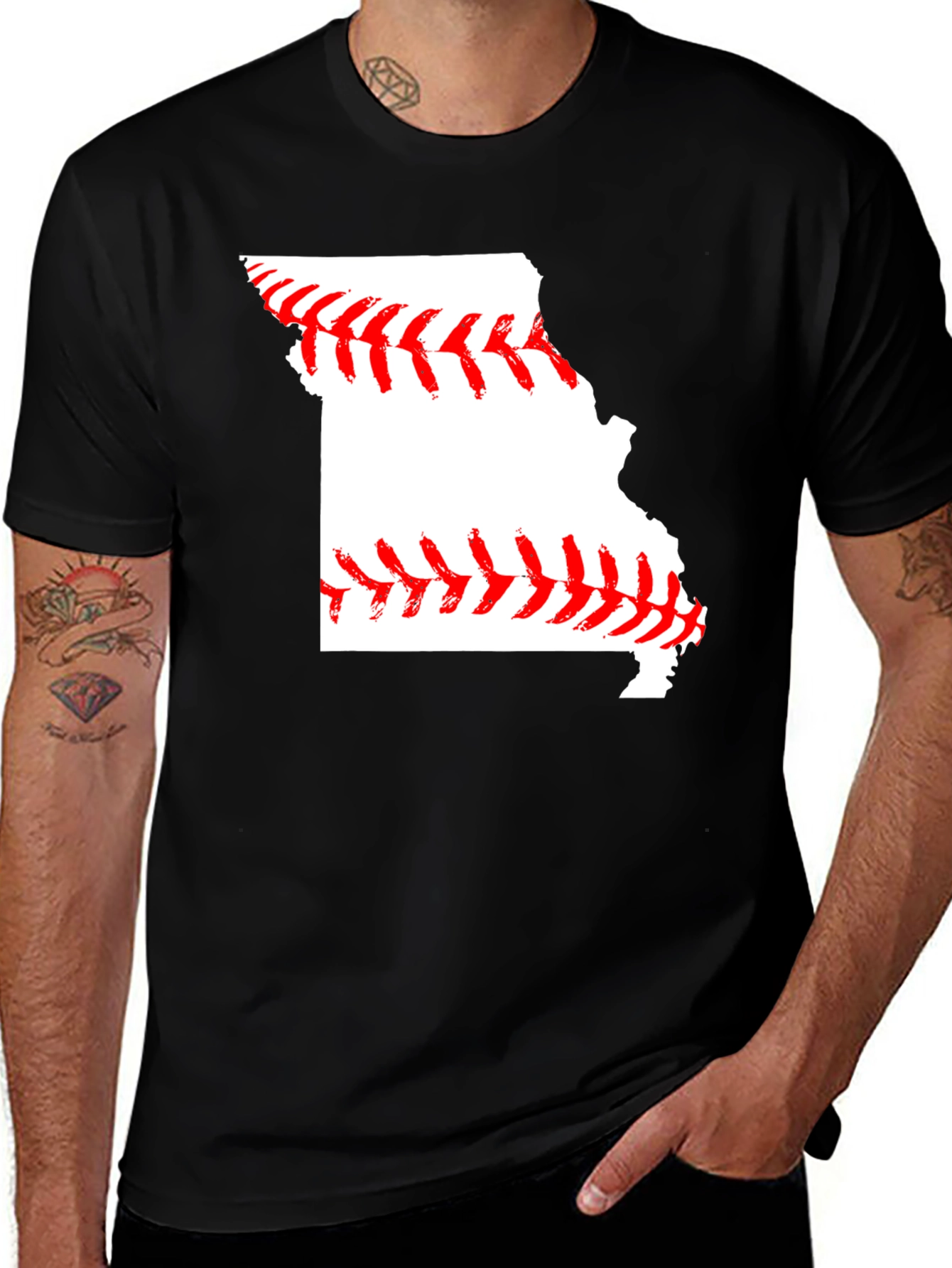 Missouri Baseball State T-Shirt