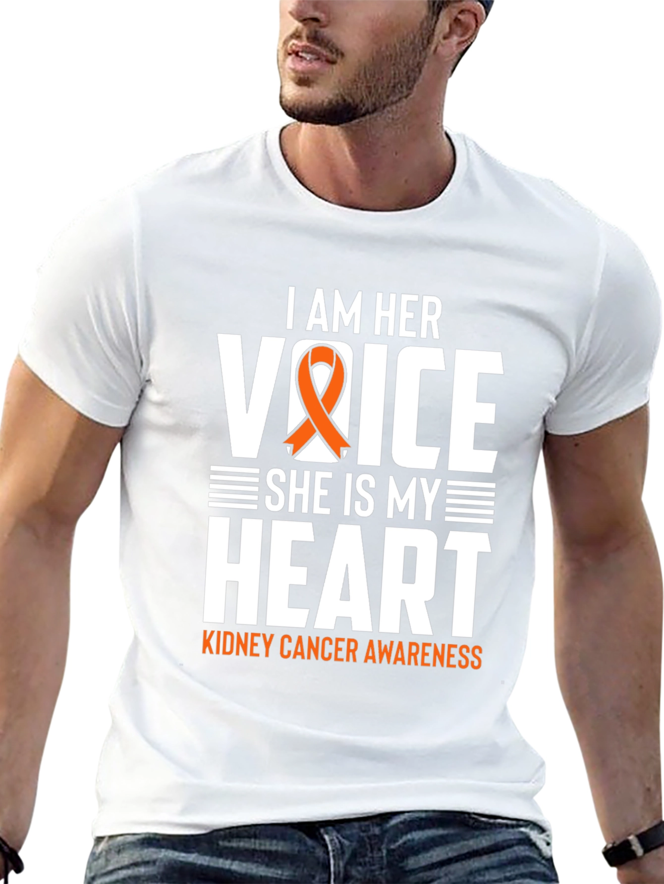 I Am Her Voice Kidney Cancer Awareness T-Shirt