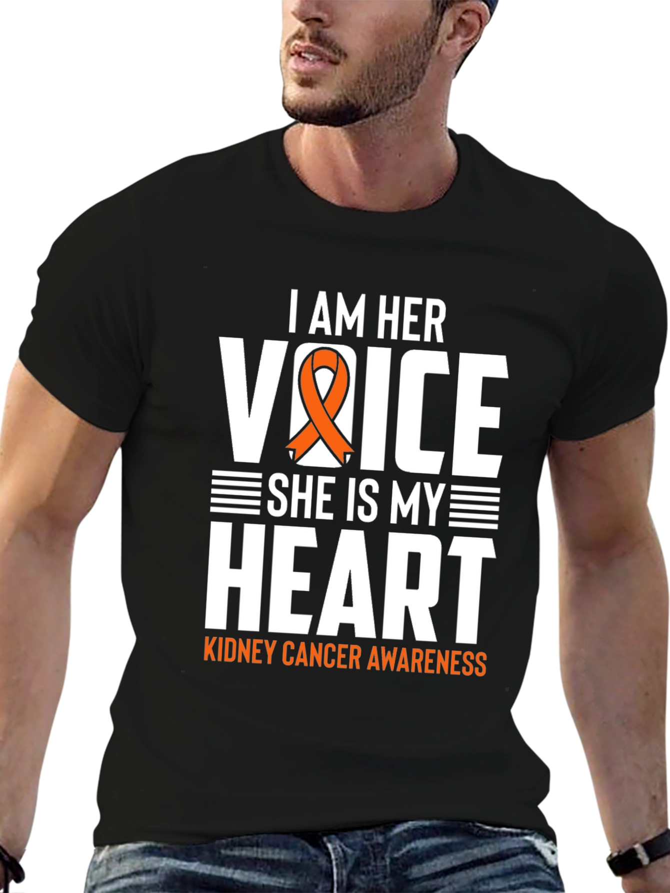 I Am Her Voice Kidney Cancer Awareness T-Shirt