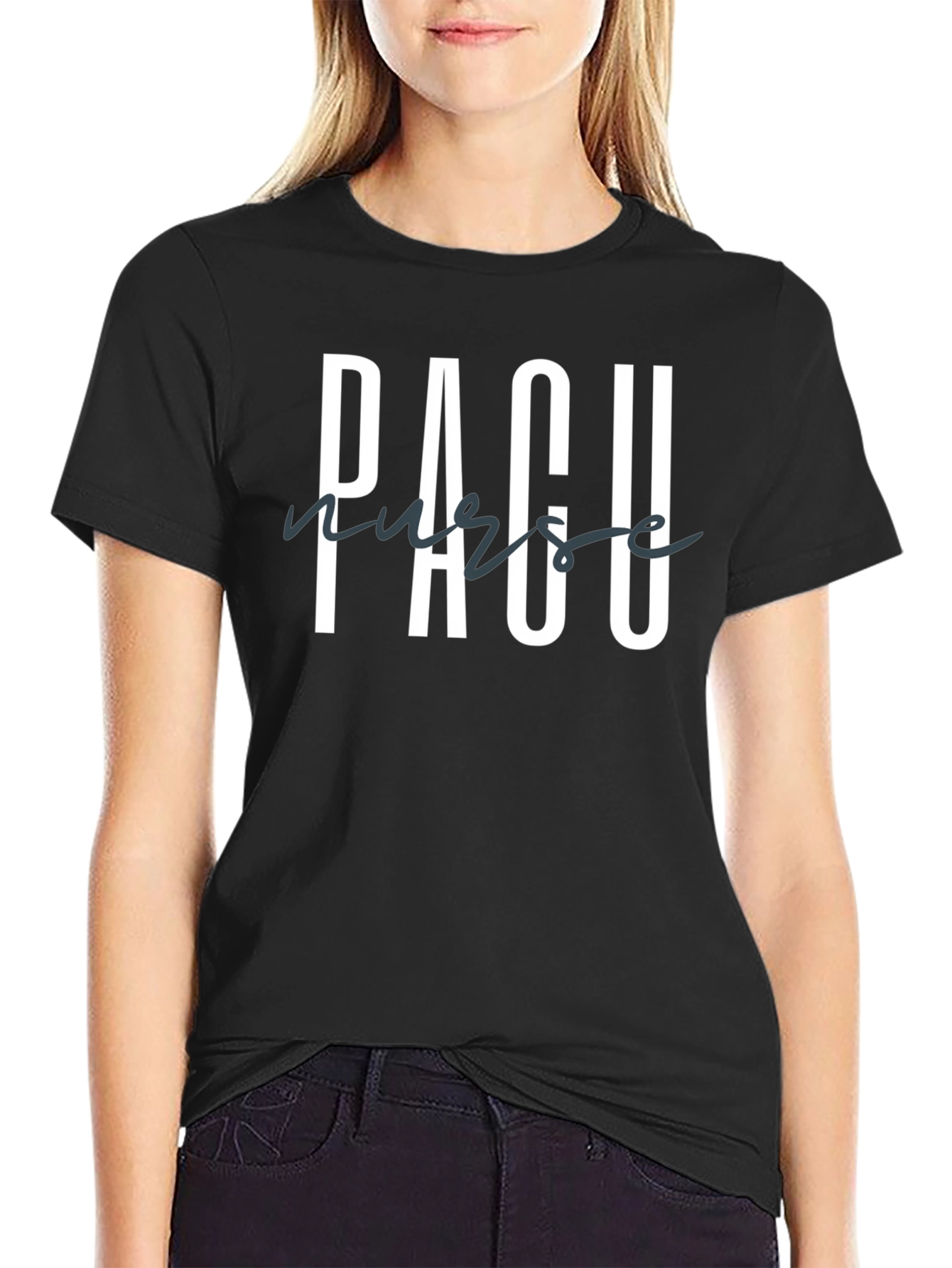 PACU Nurse T-Shirt - Black