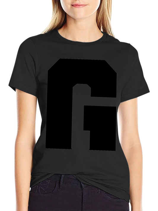Bold Black Letter Graphic Tee - Stylish & Modern