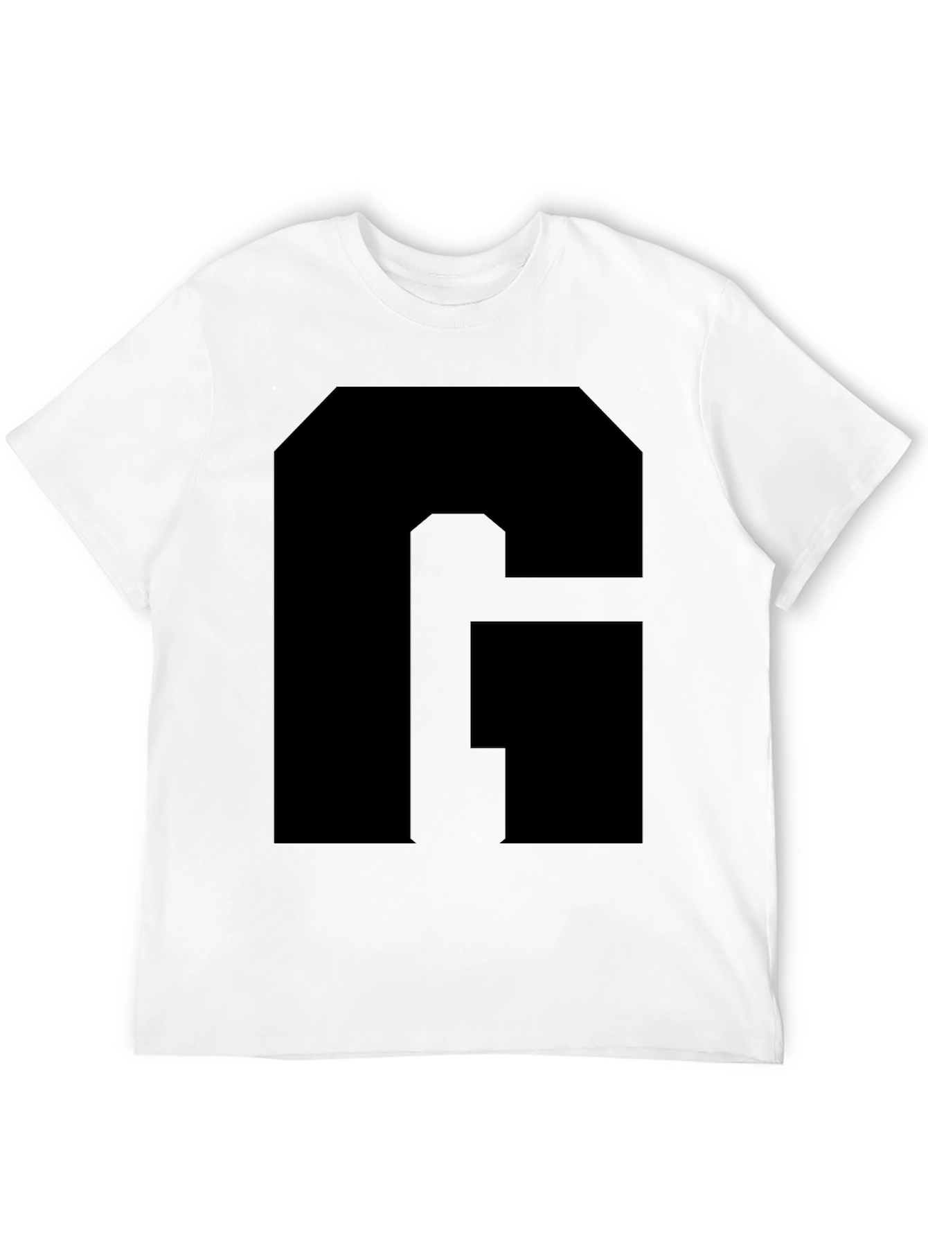 Bold Black Letter Graphic Tee - Stylish & Modern